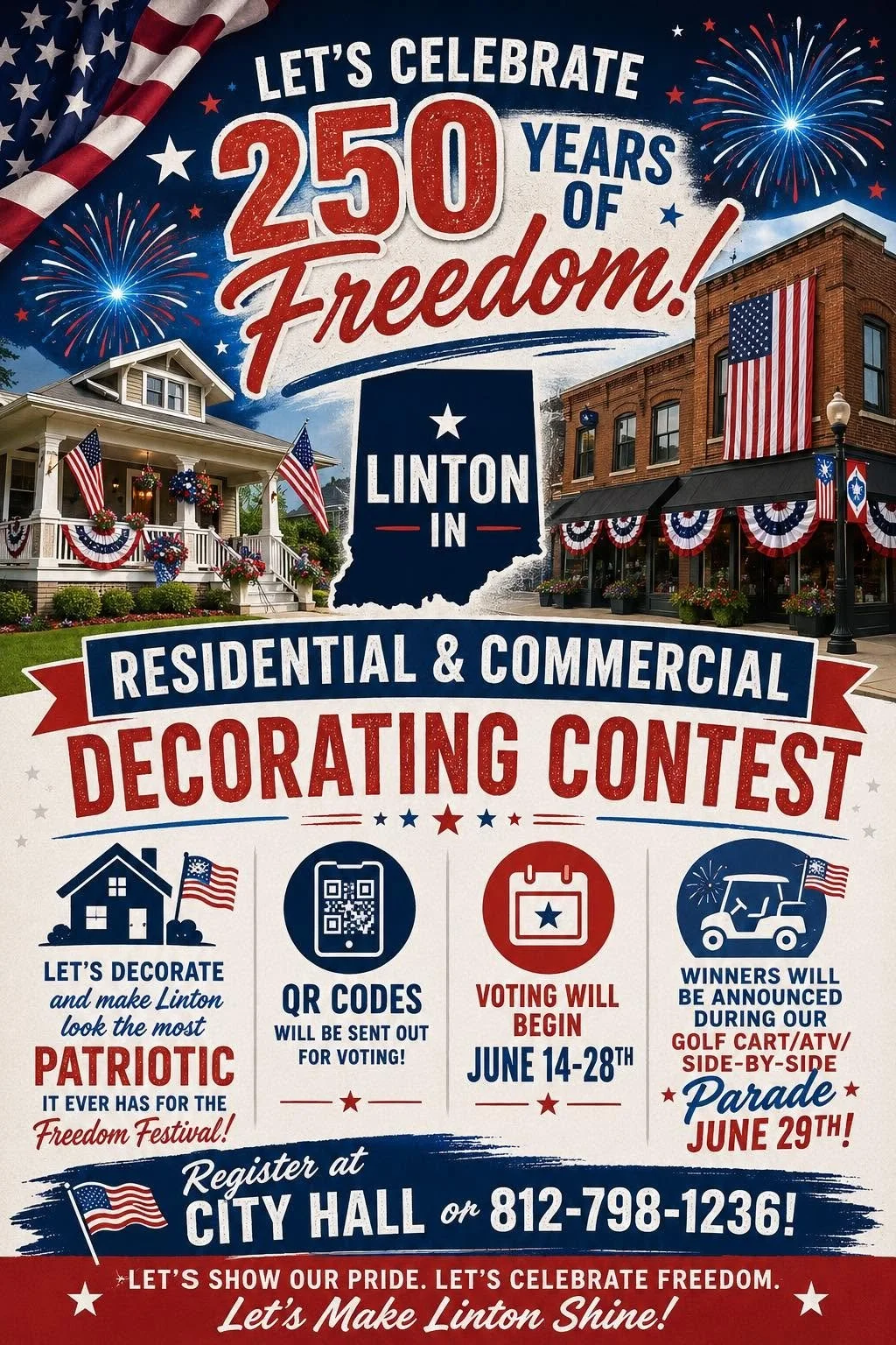 Linton launches patriotic decorating contest ahead of Freedom Festival