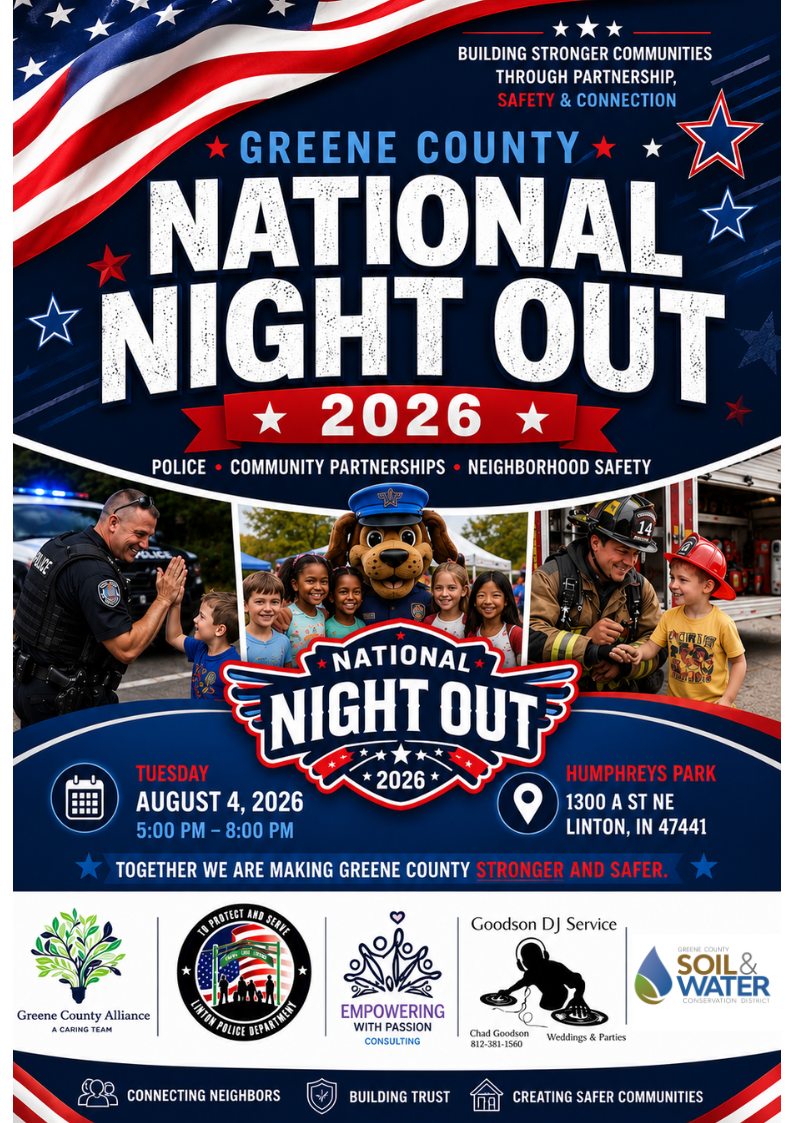 Greene County National Night Out organizers seeking sponsors, resource vendors, donations