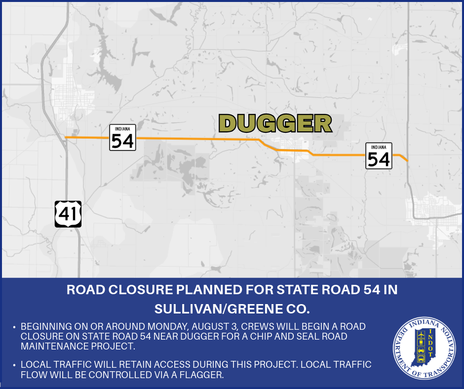 Road closure planned for State Road 54 in Sullivan and Greene Counties