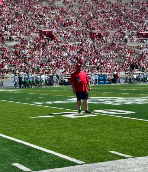 Linton police officer honored as IU Football Hero of the Game