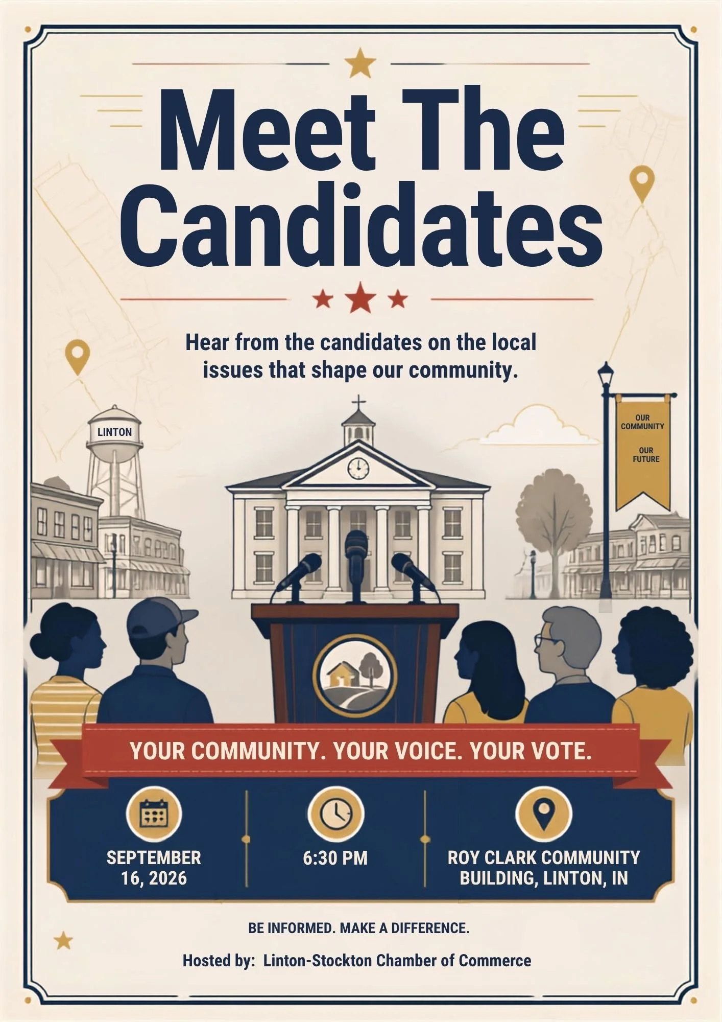 Linton-Stockton Chamber to host ‘Meet the Candidates’ event Sept. 16