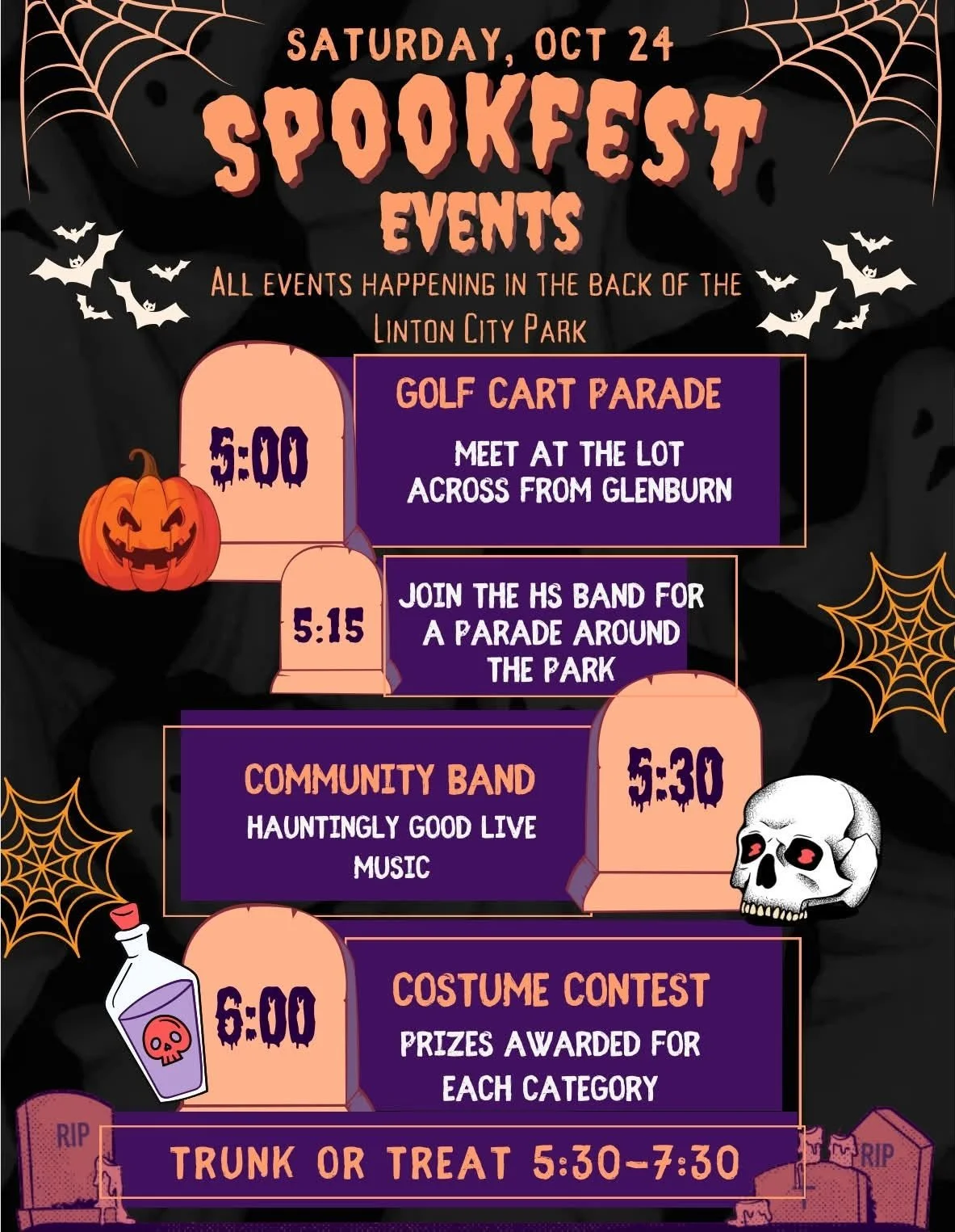 Linton Spookfest returns Saturday with parade, trunk-or-treat and Halloween fun