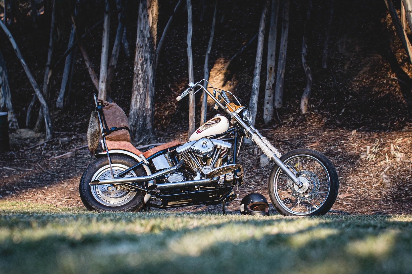 I never really post MY bike. So here she is. 92 big twin evo, true labor of love and true work horse.