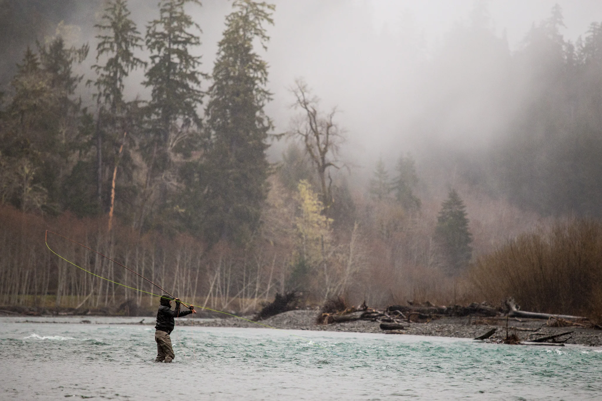 Olympic Peninsula Steelheading. photo Reid Curry.