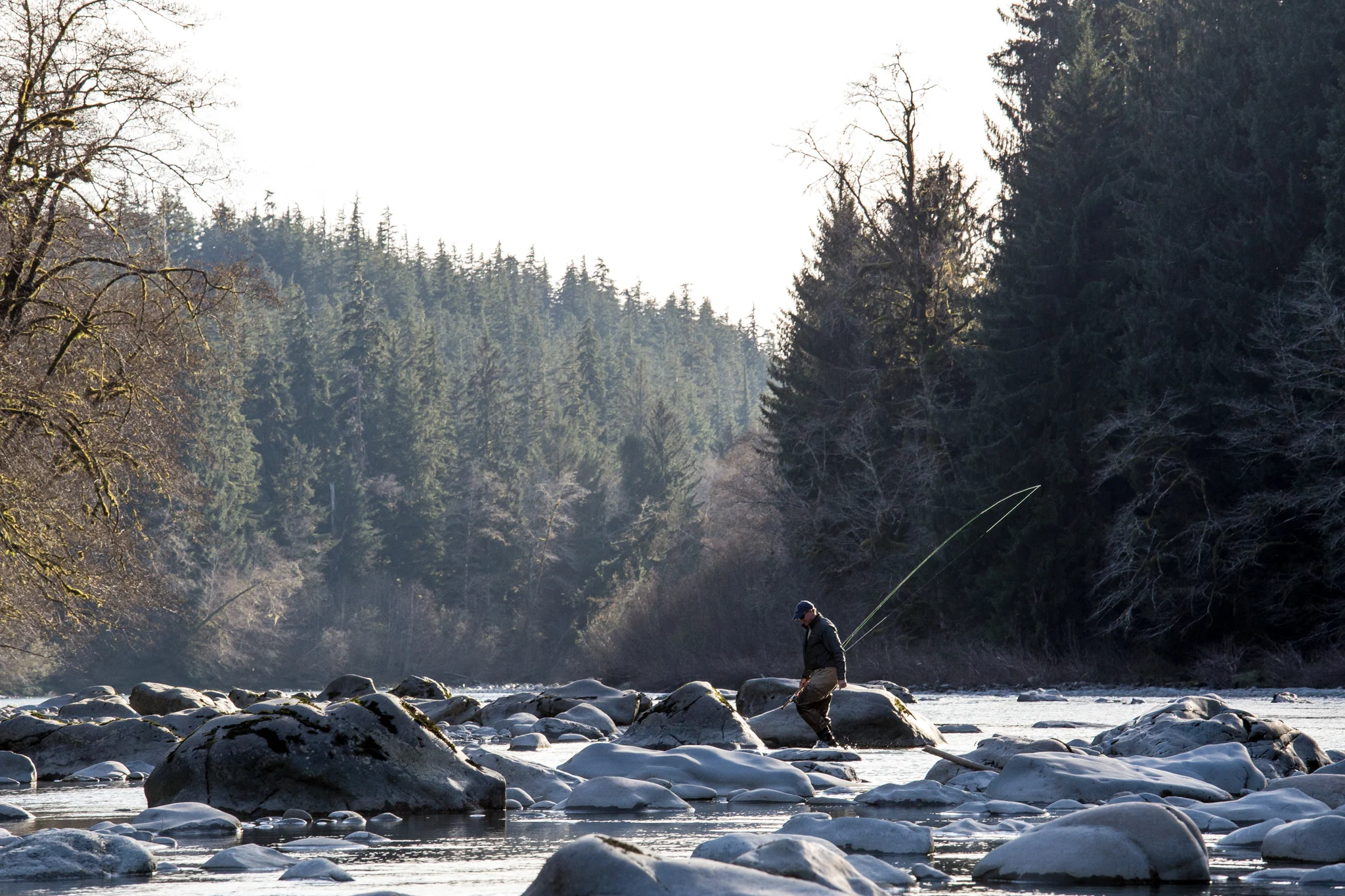 Queets River Fly Fishing Guide. photo Reid Curry.