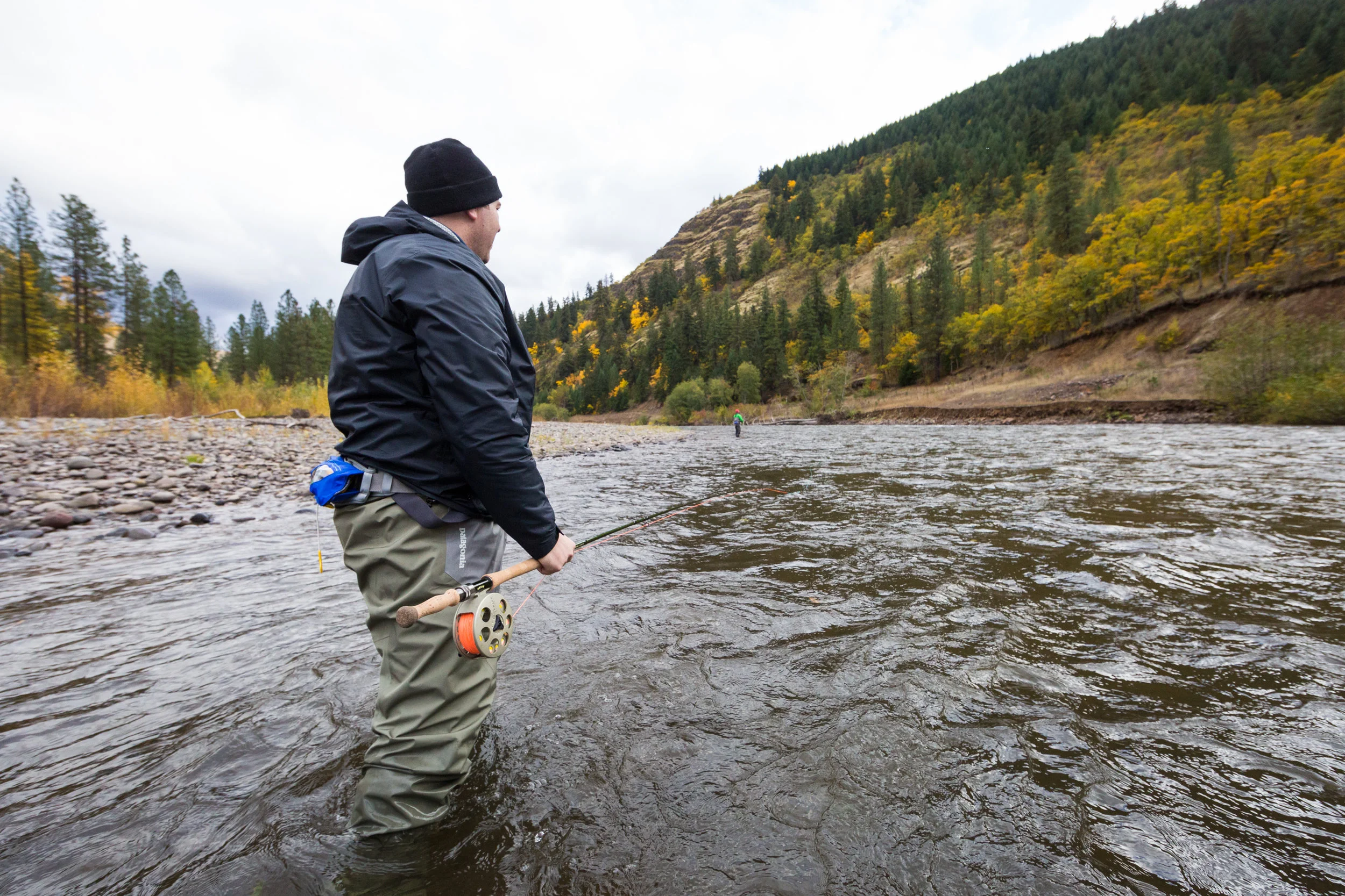 Klickitat River Fly Fishing. photo Caldwell Rohrbach.