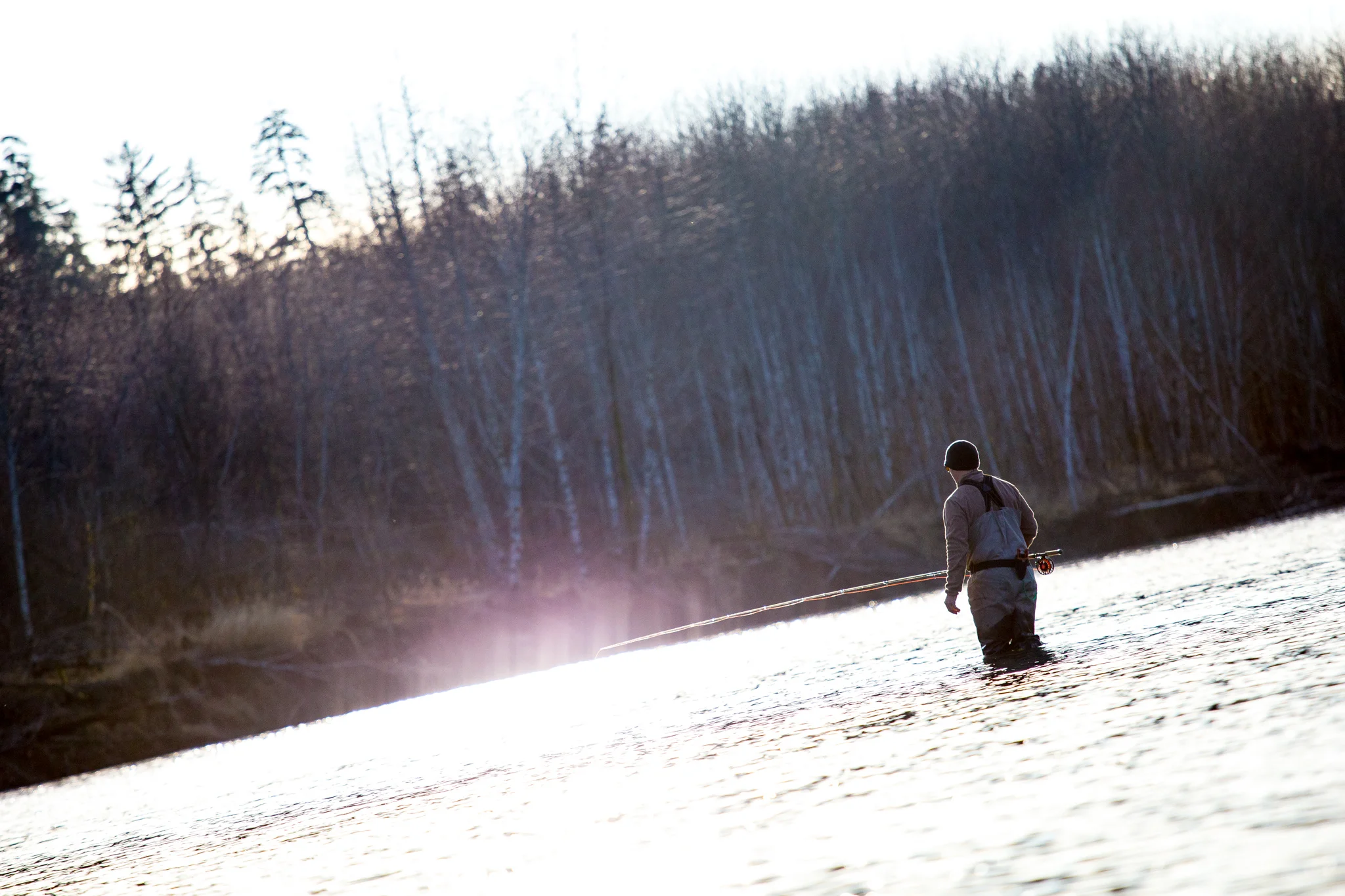 Olympic Peninsula Spey Casting. photo Reid Curry.