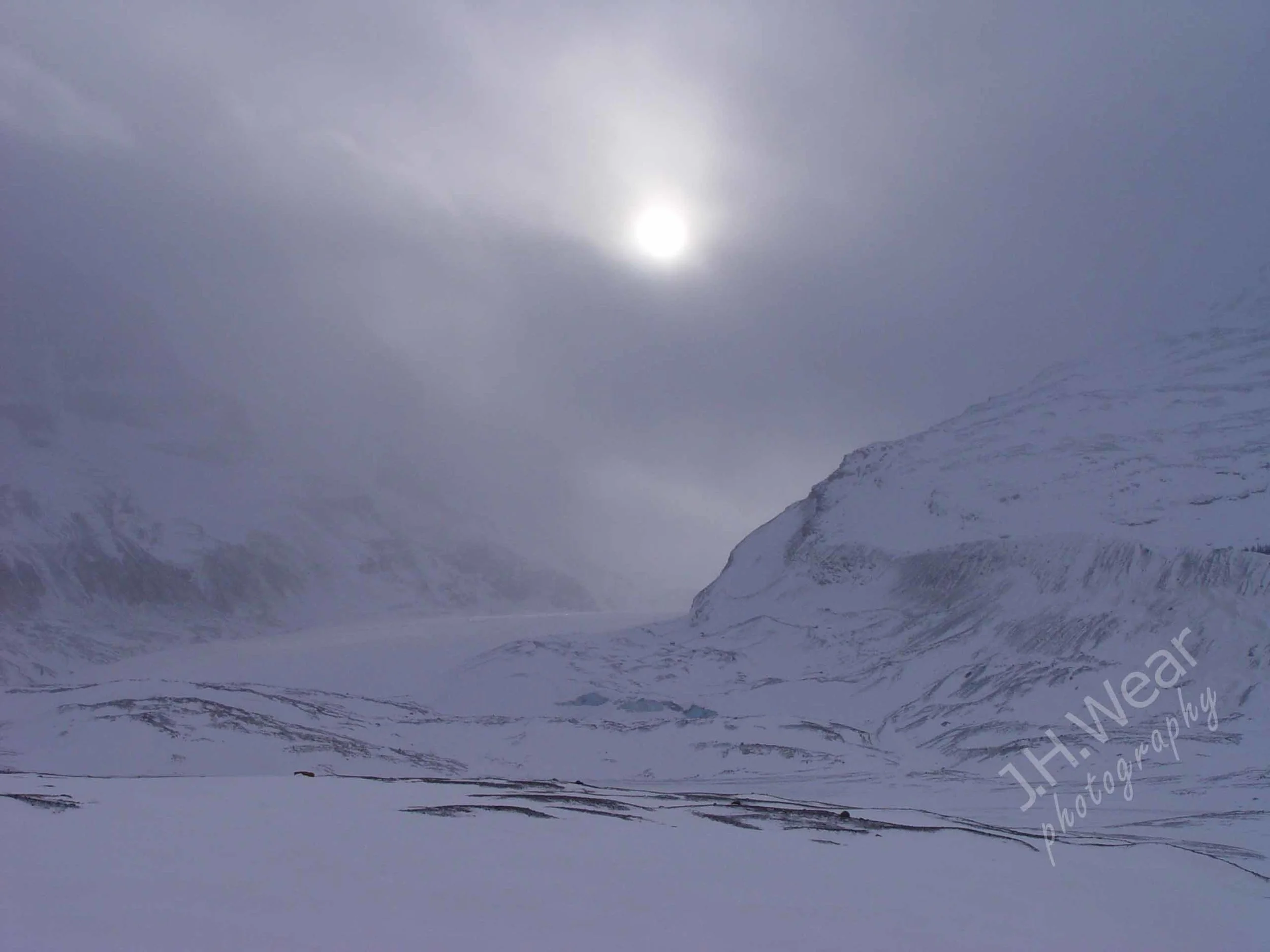 Winter in Jasper Mountains