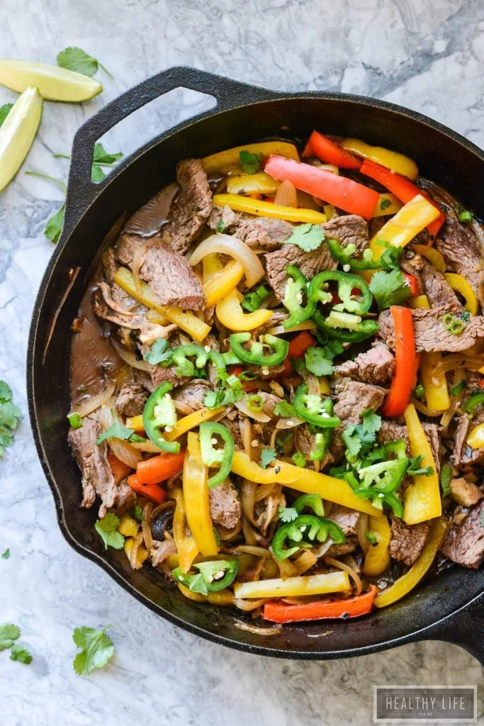 Fajitas are a staple in our home, and I love that this recipe is paleo and Whole 30 approved. 