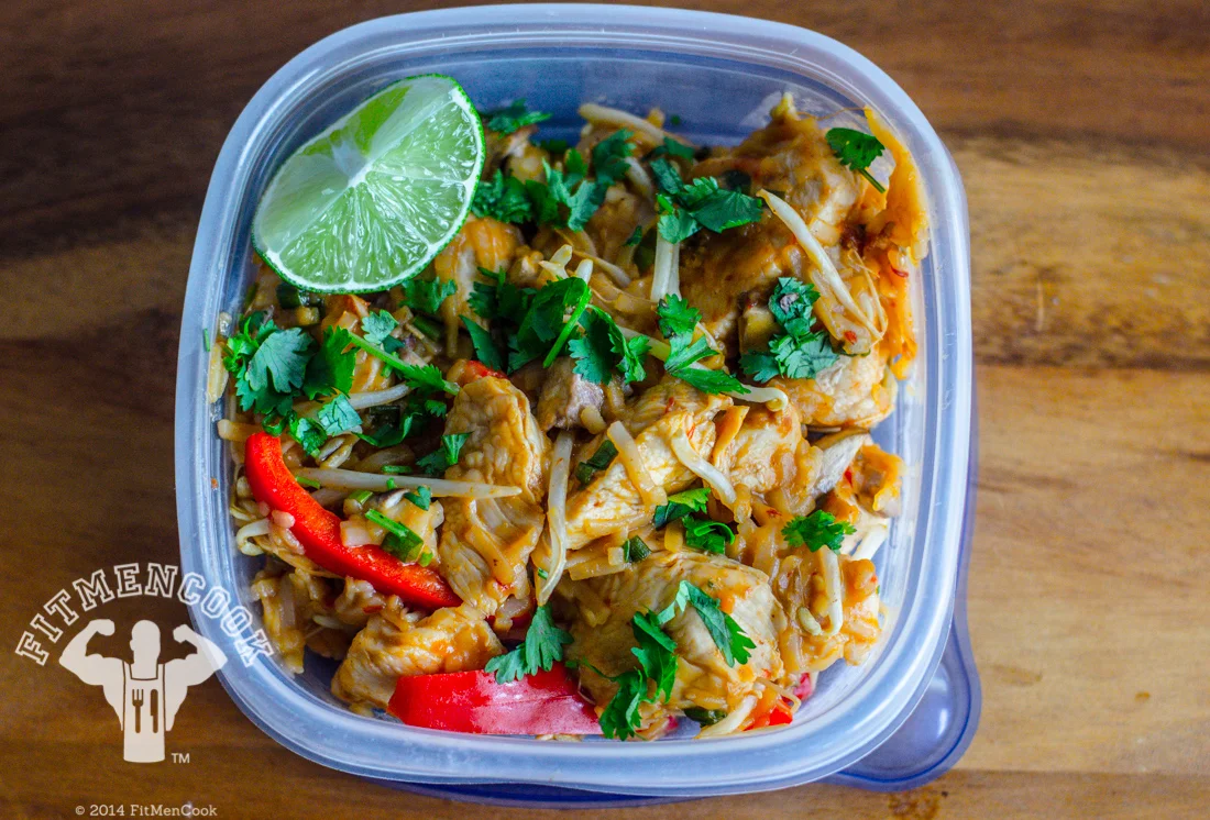 This might not be the most glamorous photo, but it is easily one of my favorite meals to make. I love Pad Thai, but it can be so high in calories and fat, so this recipe fills my craving and is so delcious!