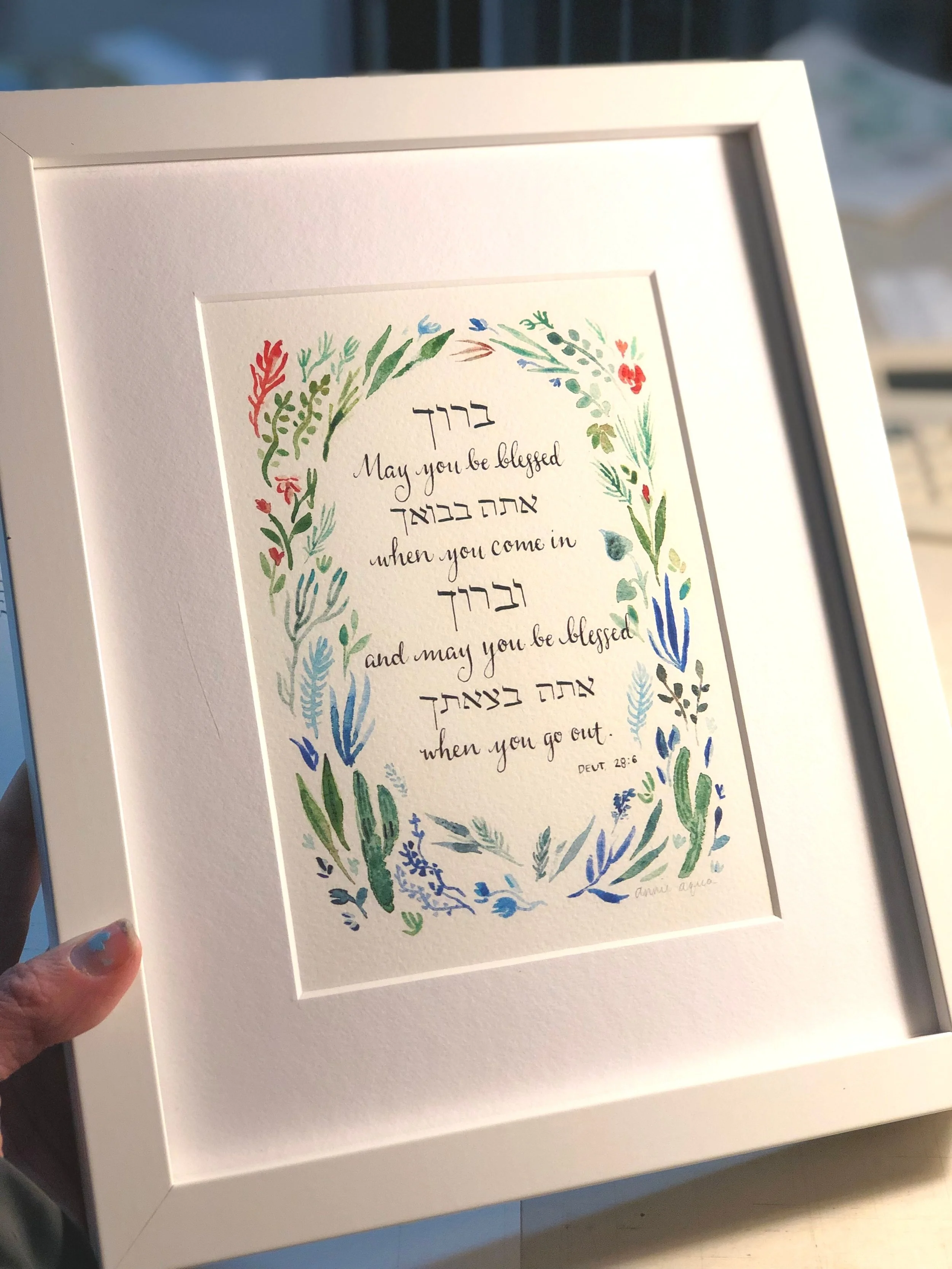 House Blessing - Hand-lettered Art Print