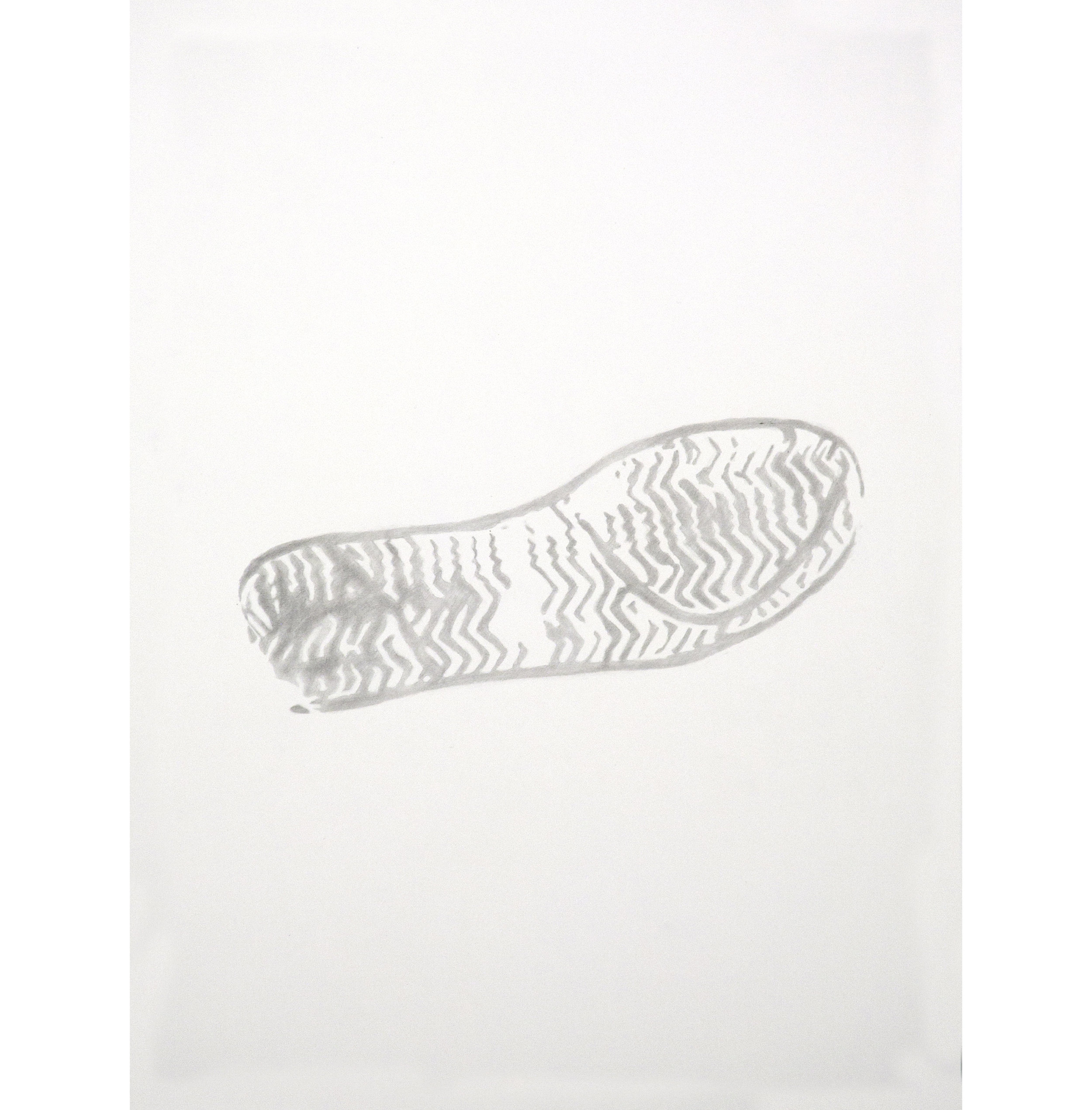 Lexicon 17, 2013, graphite on paper, 24” x 18”