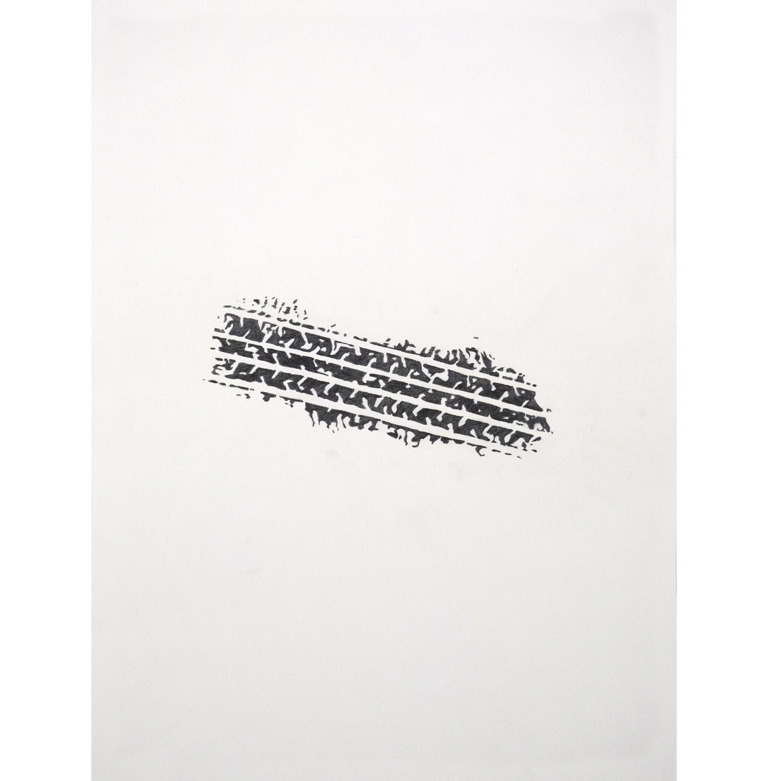 Lexicon 33, 2013, graphite on paper, 24” x 18”
