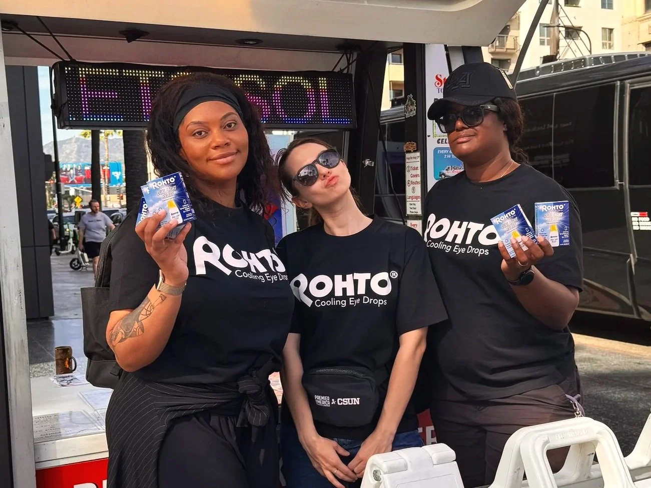 Rohto Cooling Eye Drop Sampling Street Team in Los Angeles &amp; San Diego