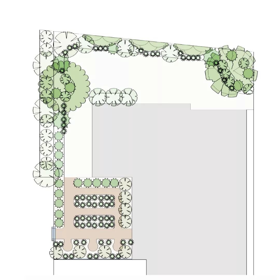 An example of a more detailed plan with plant lists to create your own backyard permaculture food forest. 

This design was for a plot in Cumberland that the owners are now completing themselves (although I do installs too)