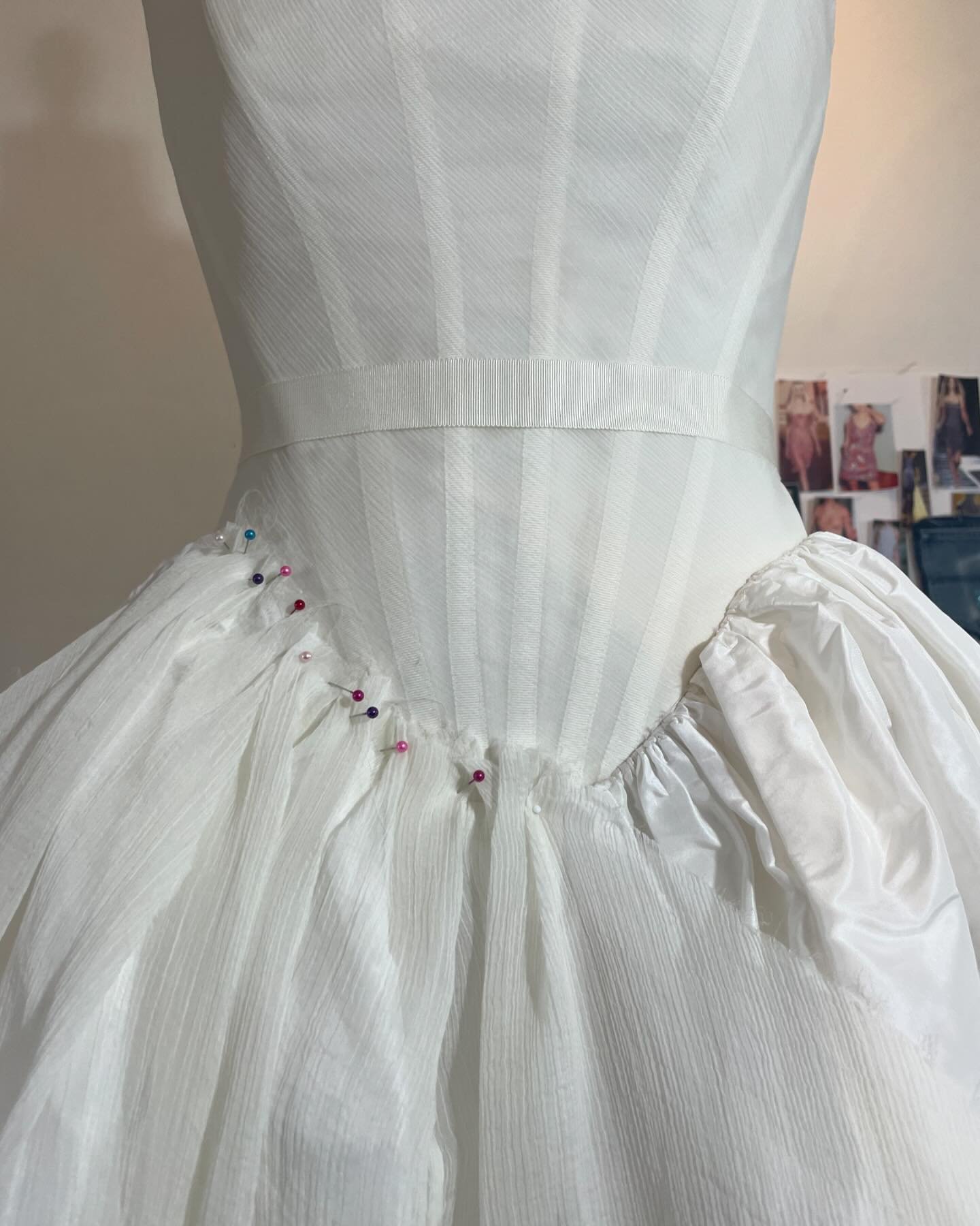 Bridal Process: gown construction