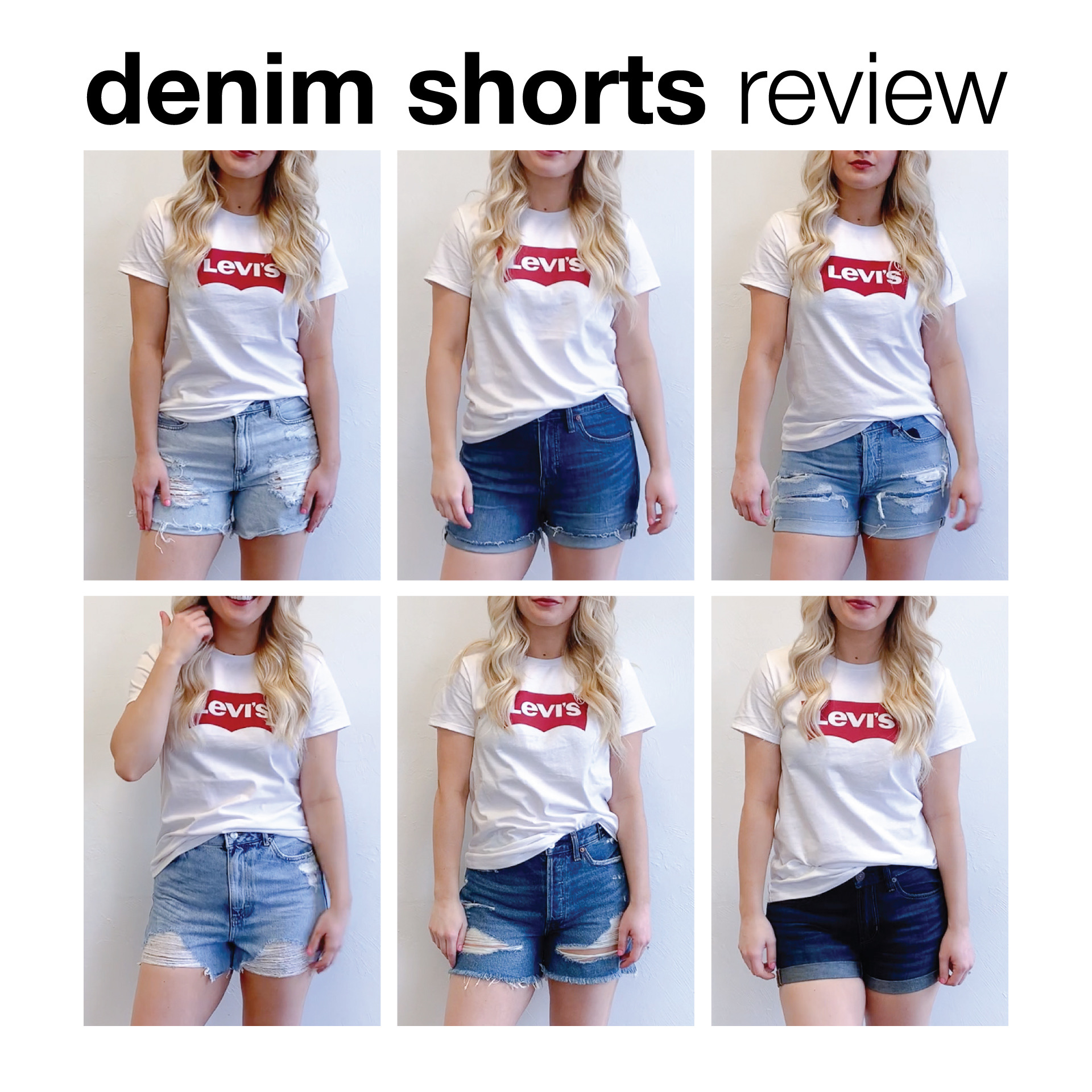best denim shorts for moms
