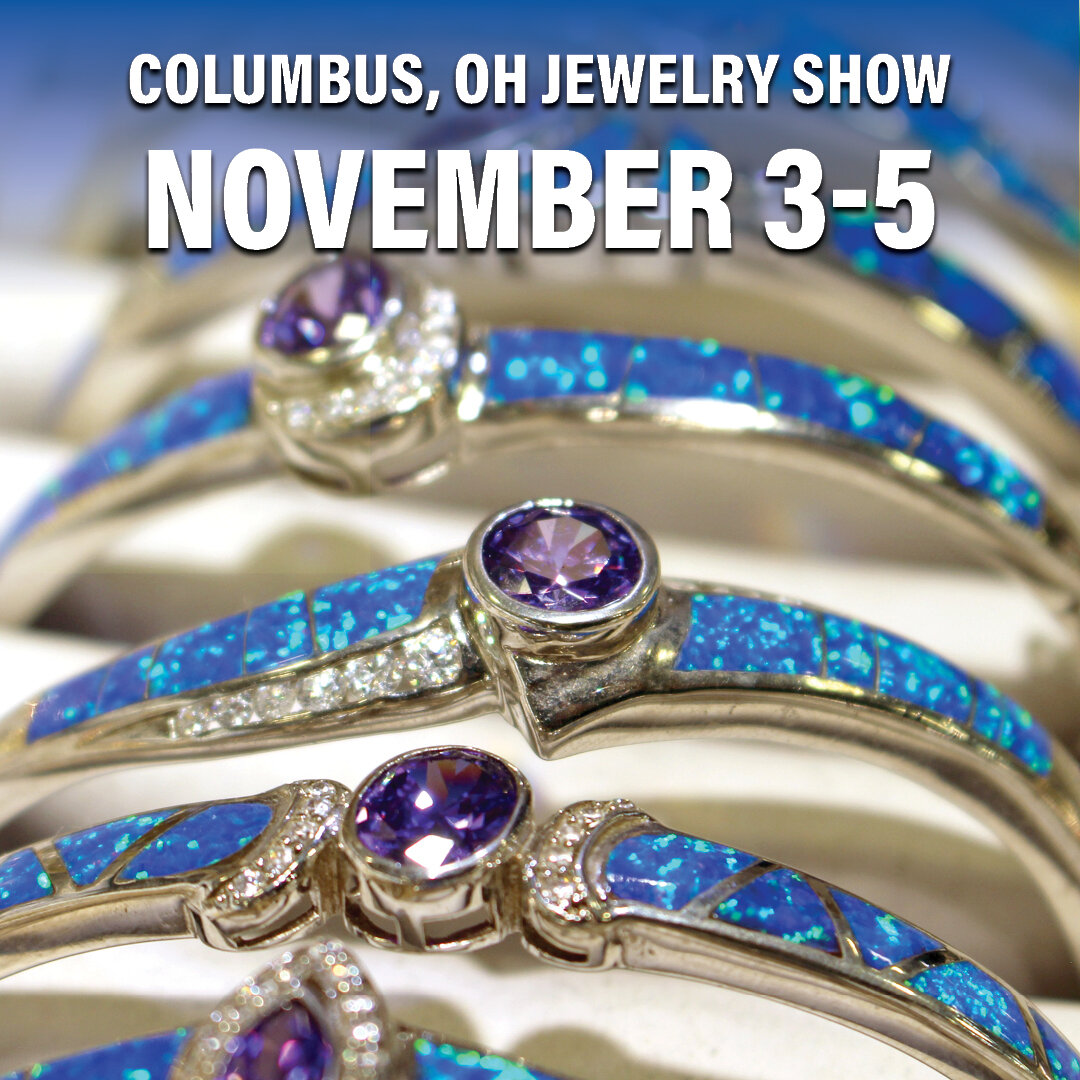 Columbus, OH - Our last Columbus show of 2024 will be this Friday, Saturday and Sunday! Start checking off your holiday shopping list at the InterGem Jewelry Show where you will find something for everyone at every budget. Save 25% when you buy your 