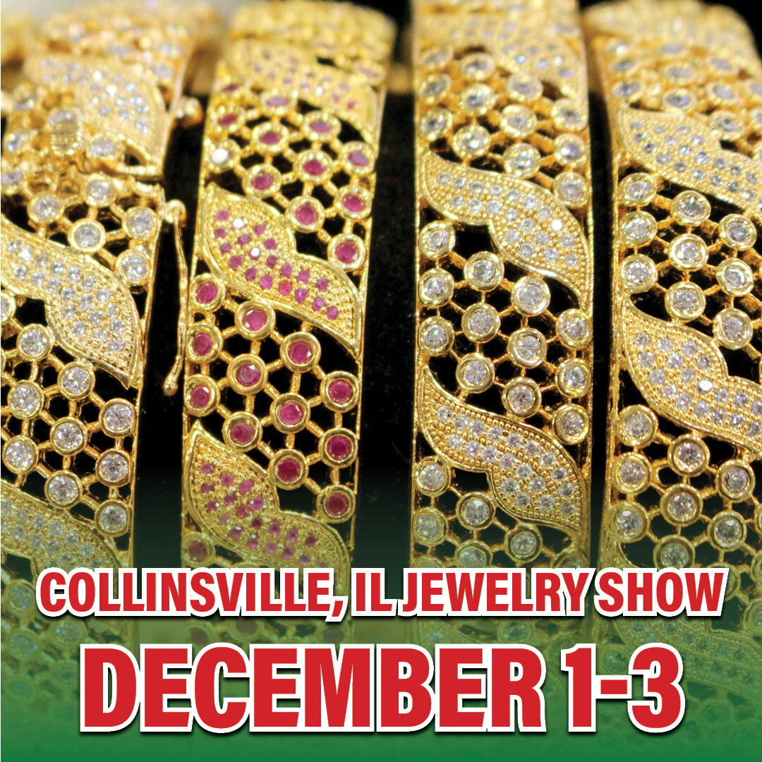 Collinsville, IL - We are back in the St. Louis area this week just in time for holiday shopping! Find something for everyone on your list and something special for yourself. Save 25% when you buy your tickets online. Open to the public.

Learn More: