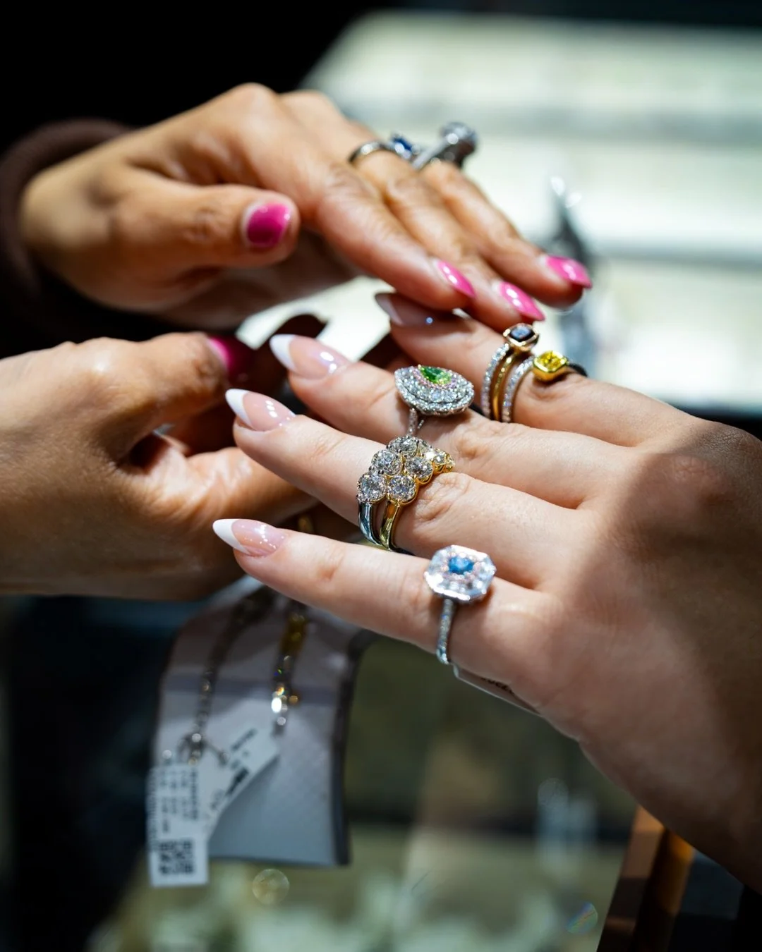 Featuring Sam&rsquo;s Fine Jewelry, where craftsmanship meets standout design.
From trying on pieces to finding the one, moments like these are what make every InterGem show special.
Visit www.intergem.com to see when we&rsquo;re coming next to your 
