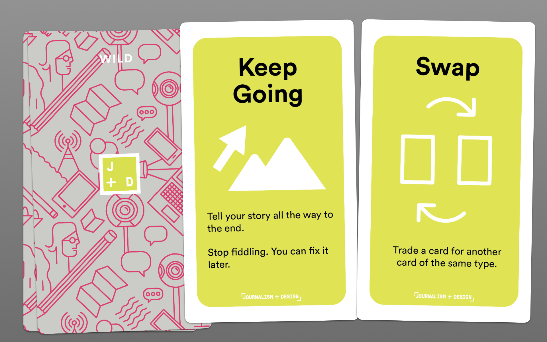 WILD CARDS Sometimes everyone needs to be told to persevere — or to start again.