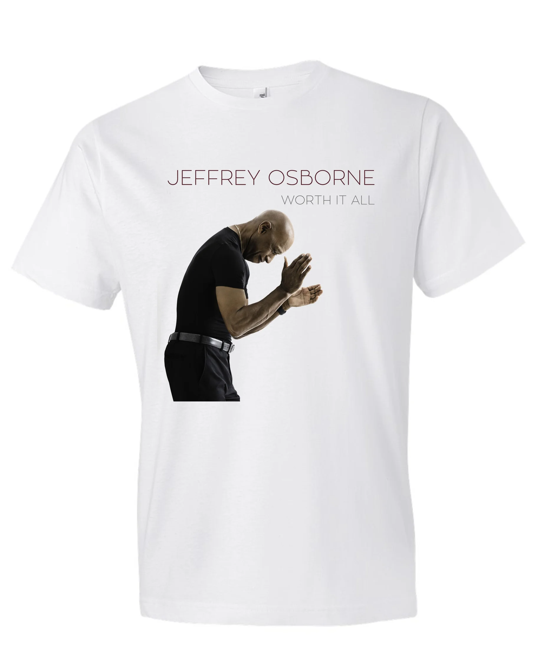 Worth It All Tour Shirt Jeffrey Osborne Jeffrey osborne born in providence, rhode island, jeffrey osborne was the youngest of 12 children and was surrounded by music as he was growing up. worth it all tour shirt jeffrey osborne