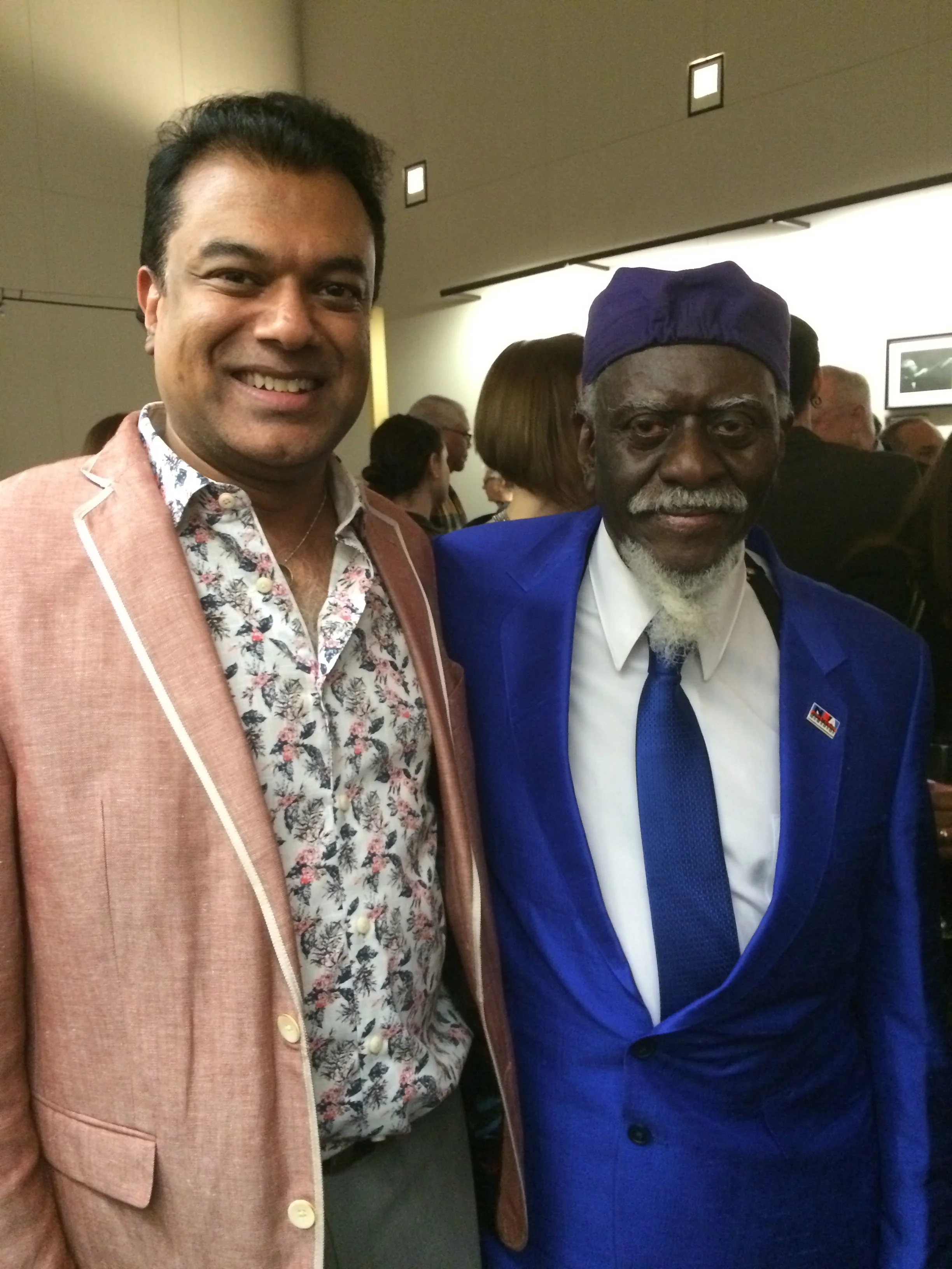 Me and Pharoah Sanders at the NEA Jazz Masters Ceremony, April 2016.