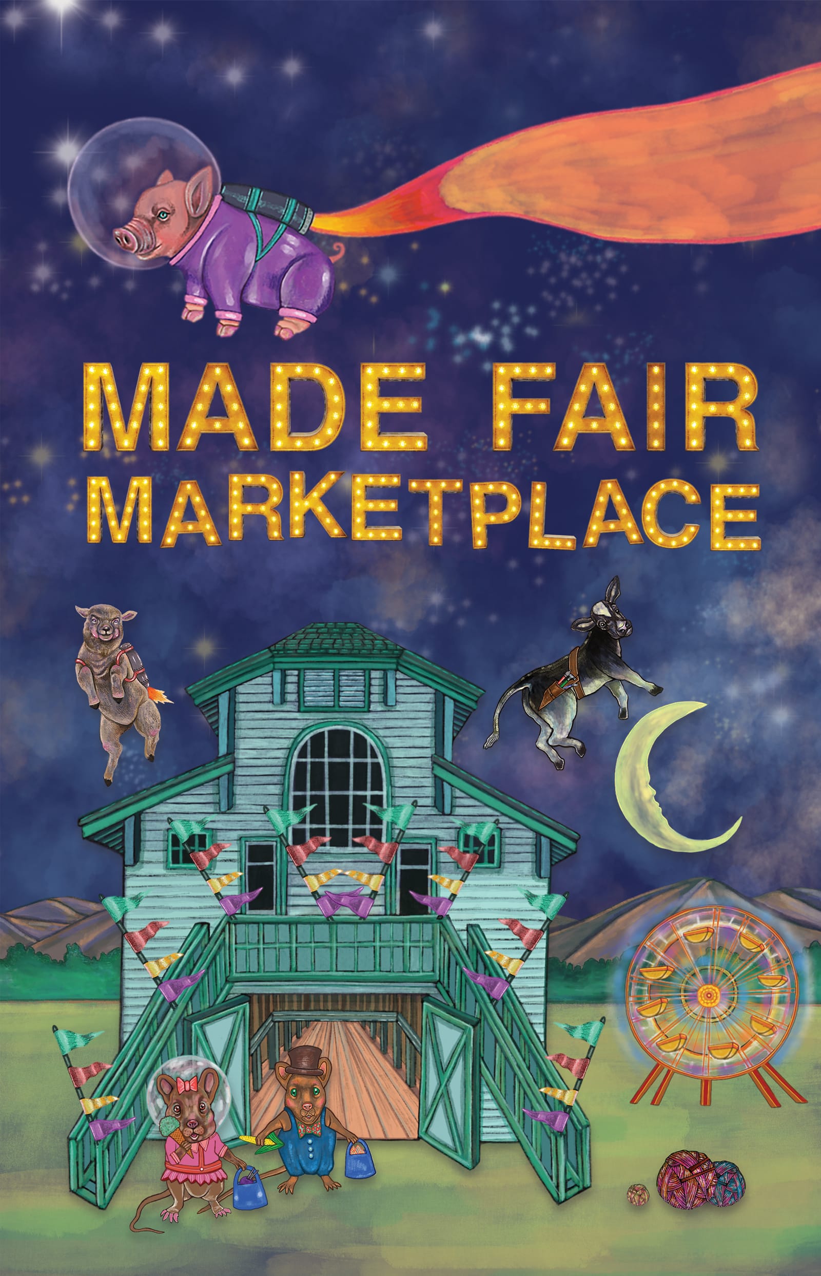 2018 Handmade Marketplace Poster by Courtney Blazon