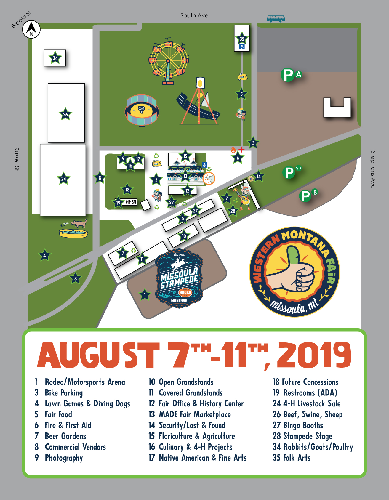 Stampede Rodeo Seating Chart