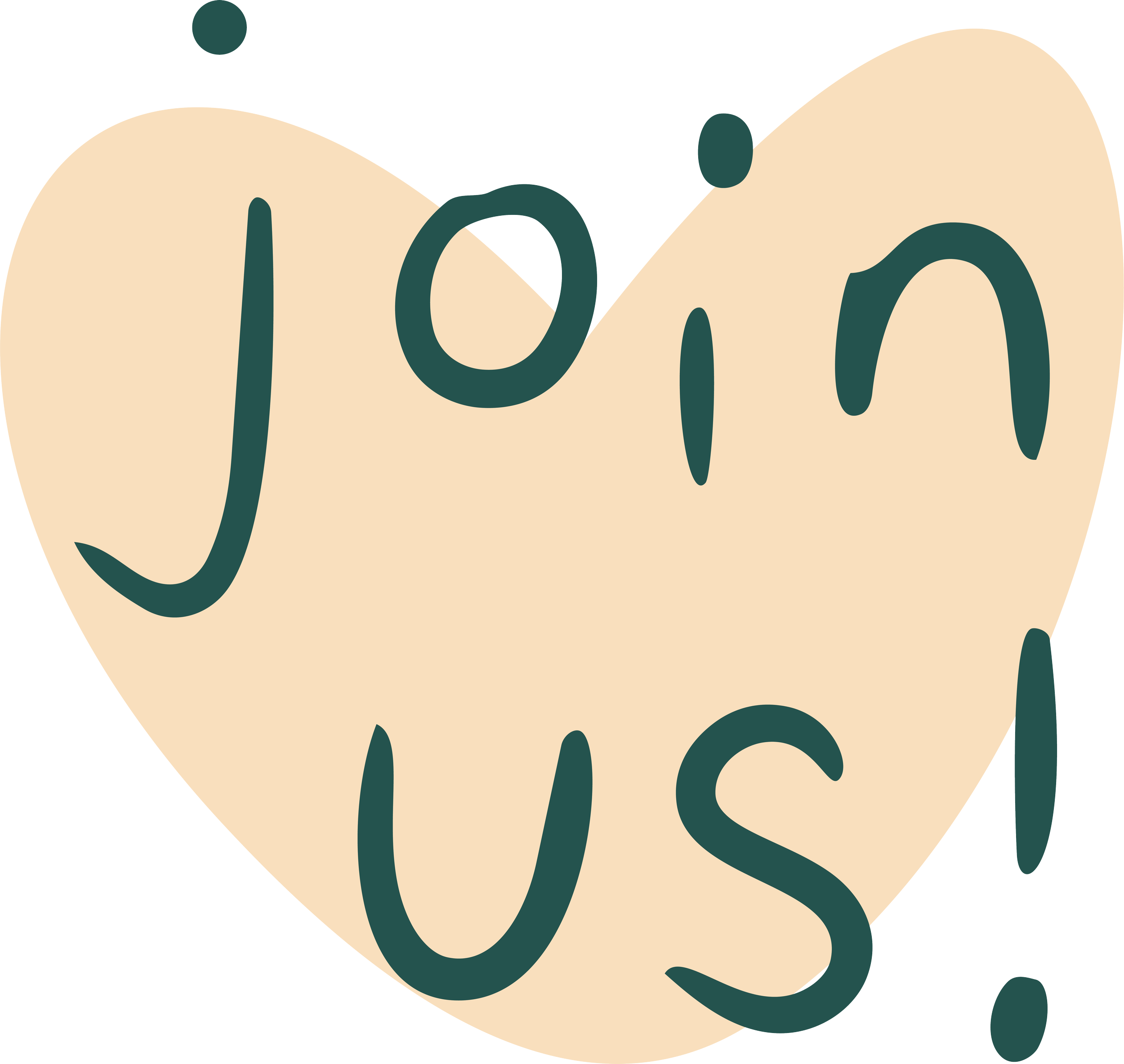 Hand-drawn heart with the phrase 'join us!' written inside in a casual font.