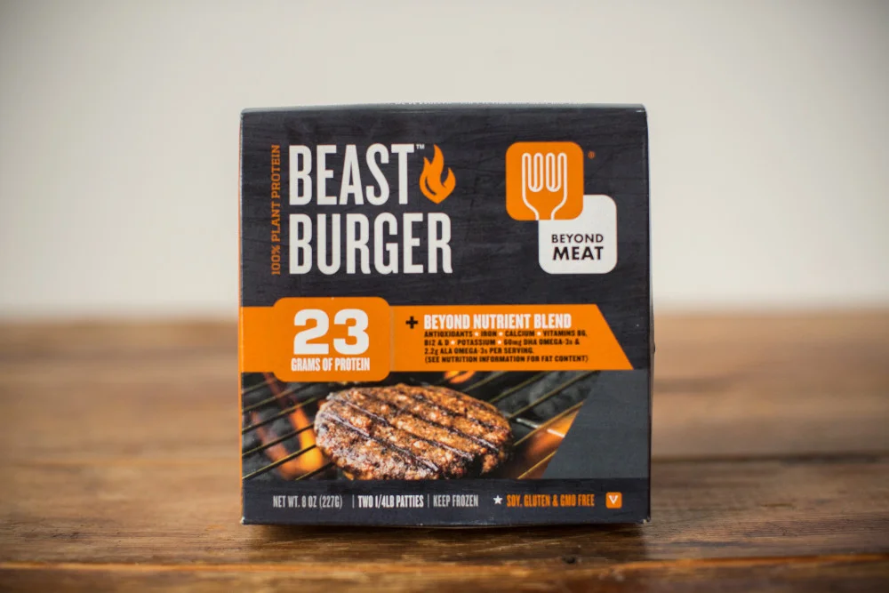 The Beast Burger is easy to find in many supermarkets and at Whole Foods. Photo credit: blog.relayfoods.com