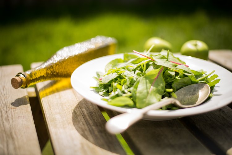 Greens with Lemon Vinaigrette