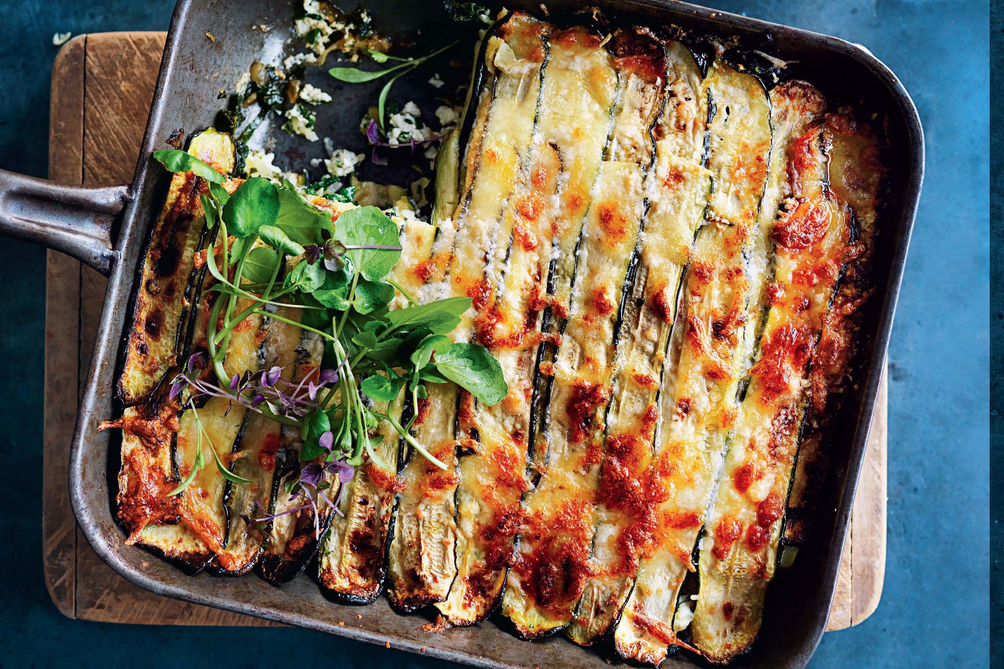 Photo Credit . Just as good as (if not better than) the real deal, this vegan lasagna highlights the nutritious and delicious zucchini. Light enough for a summer night, but still hearty enough for the colder seasons, this lasagna will become your new favorite recipe.