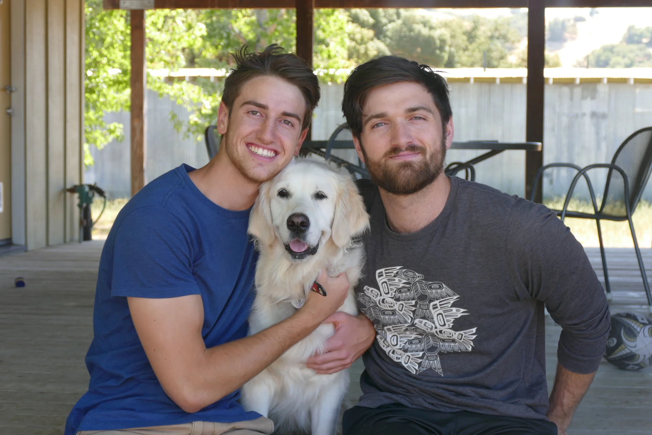 One son is a meat-eater, the other a vegetarian. Why is that?