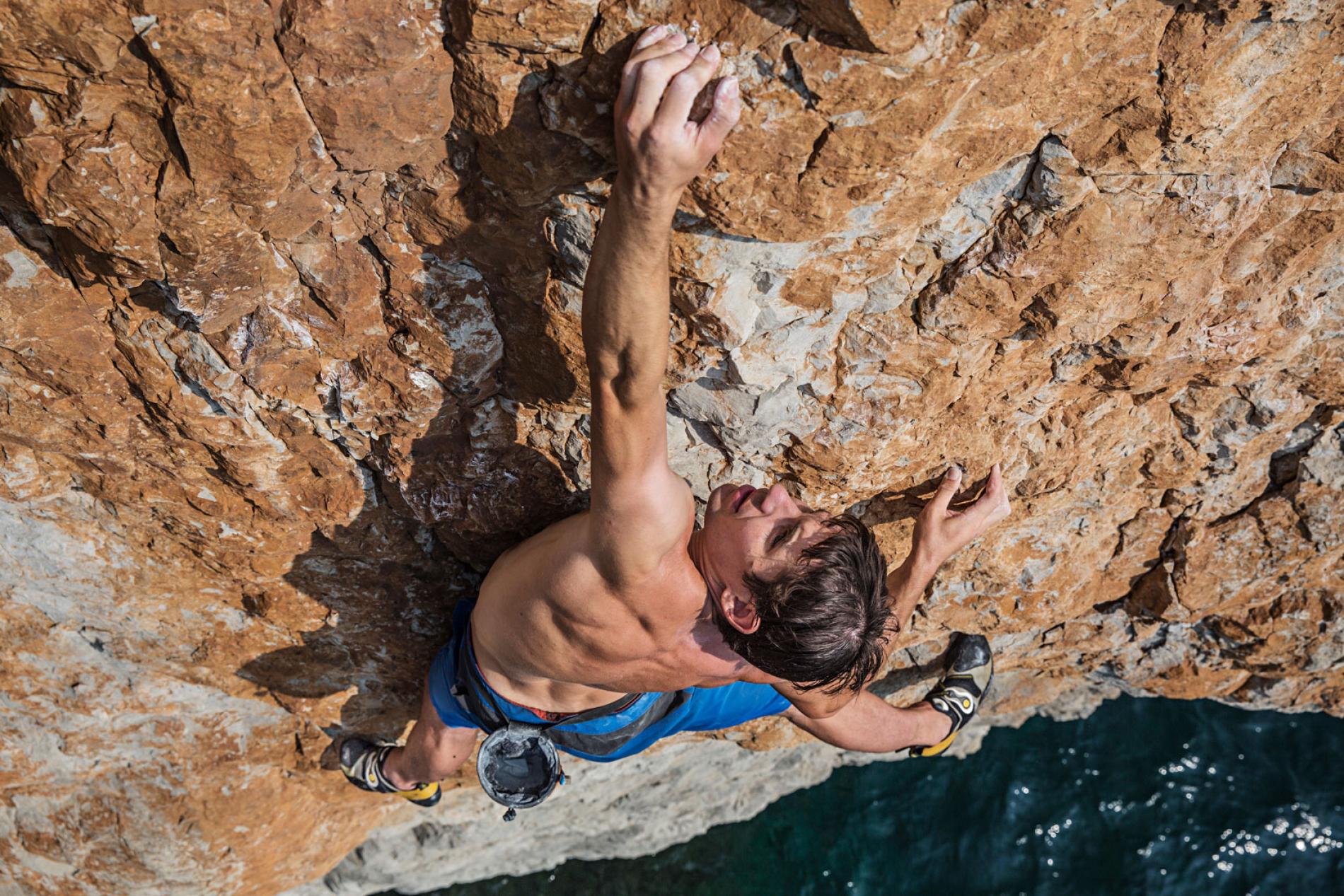 Alex Honnold is the world's best rock climber and does it without eating meat. Credit: Jimmy Chin