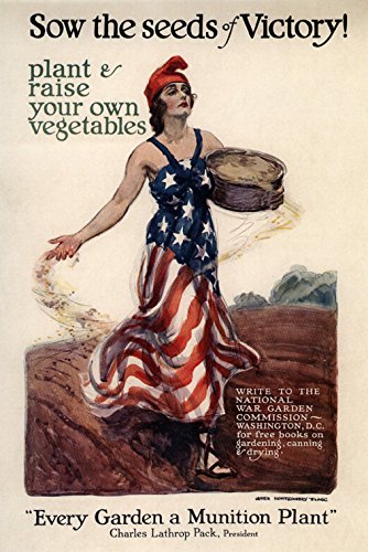 By 1944, more than 20 million Victory Gardens were producing over 40 percent of the fruits and veggies consumed in the United States. Photo Source.