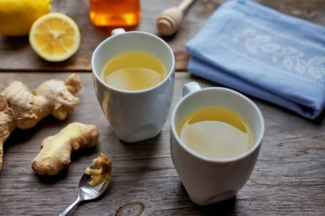 Healing Lemon Balm and Ginger Tea