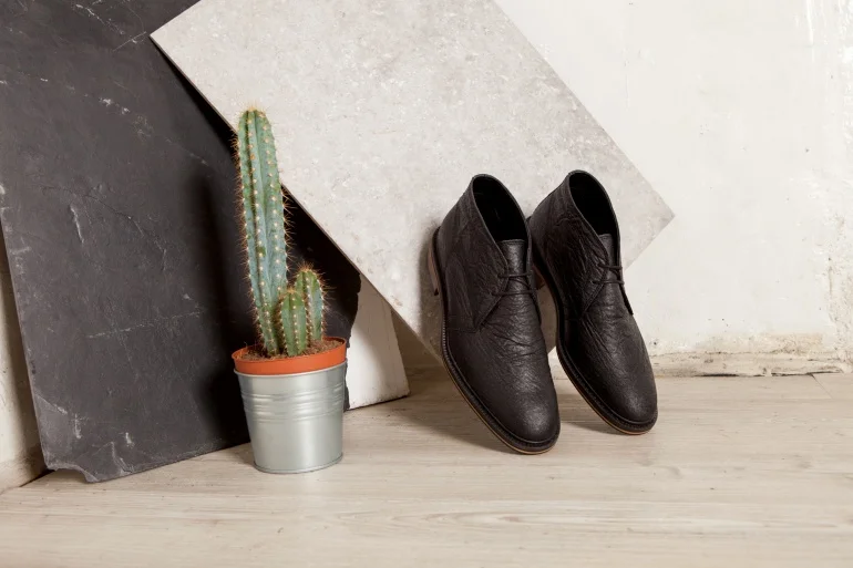 Shoes made without leather are becoming more popular, among non-vegans and vegans. Source: Bourgeois Boheme