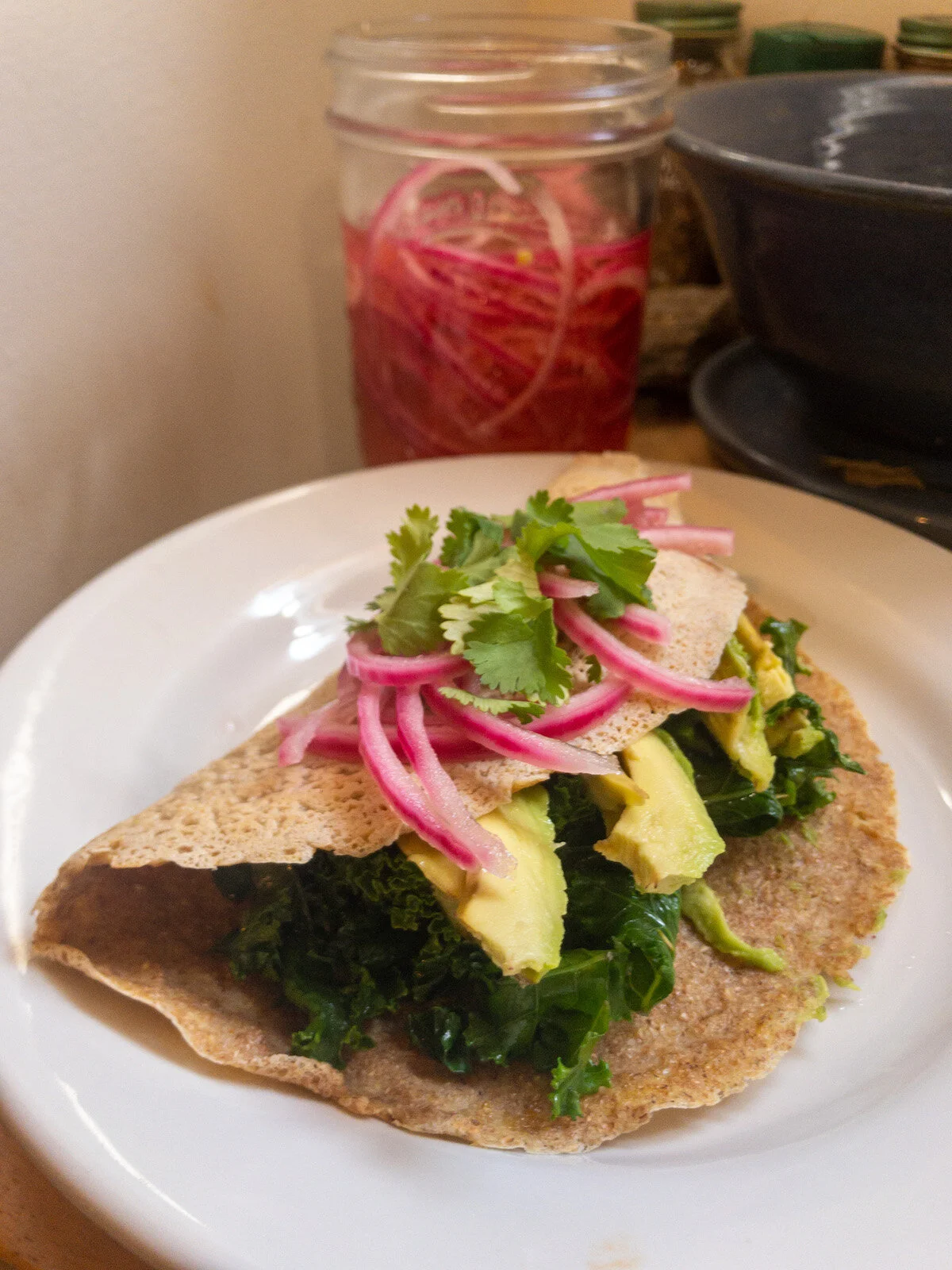 Savory (or sweet) Whole Grain Crepes