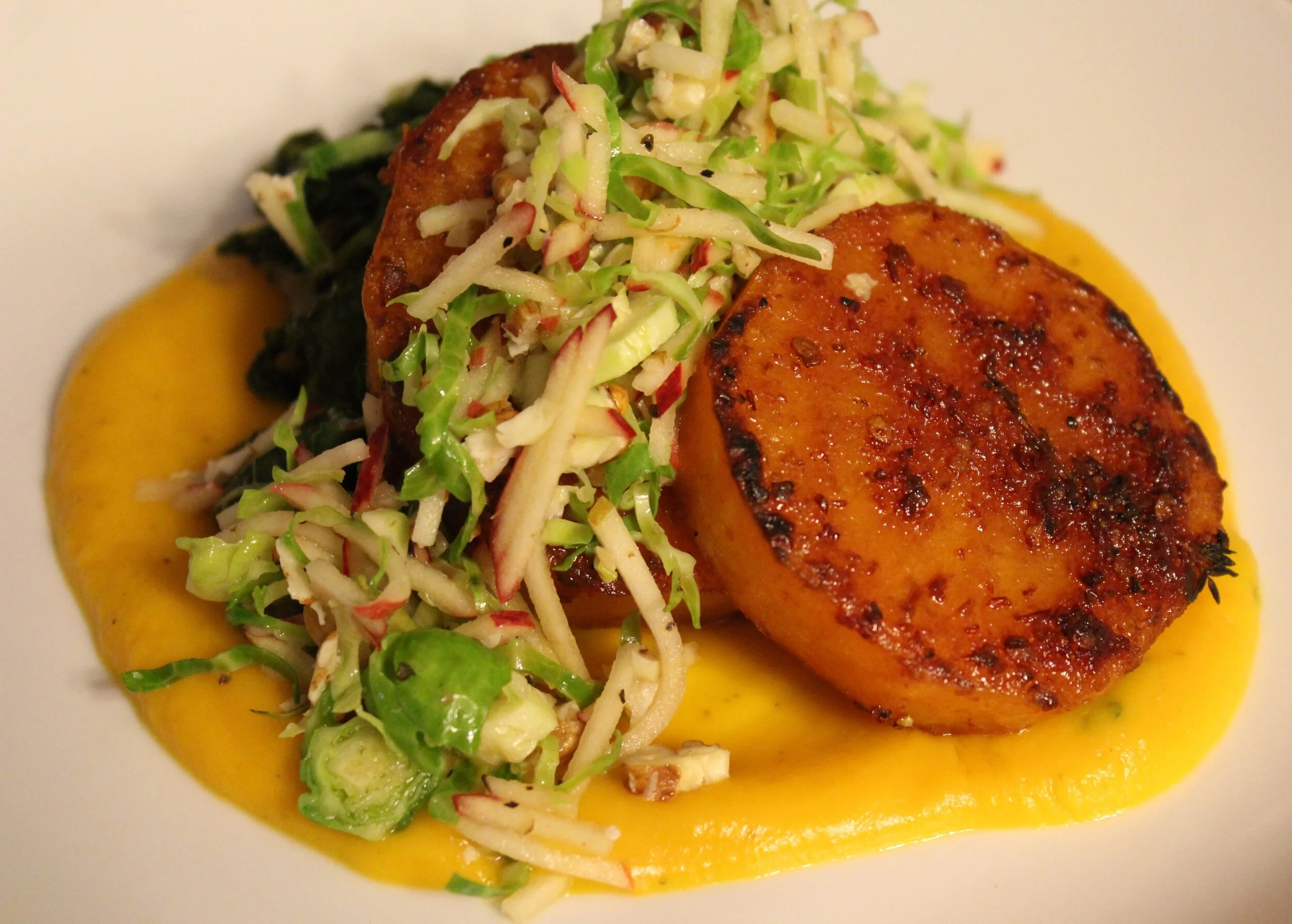 MapleChipotle Butternut Squash Steaks with Fall Vegetables — Stone