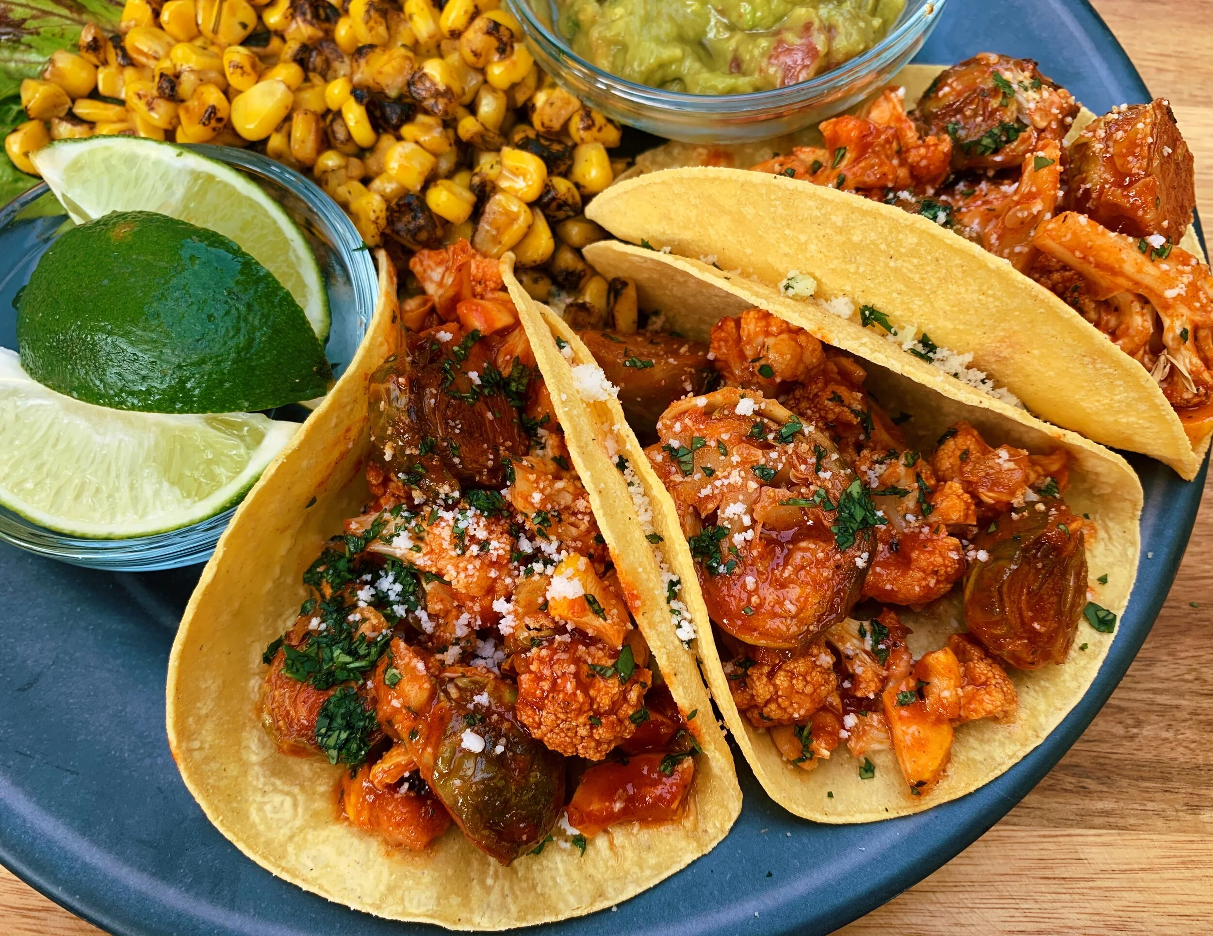 Gochujang Roasted Veggie Tacos