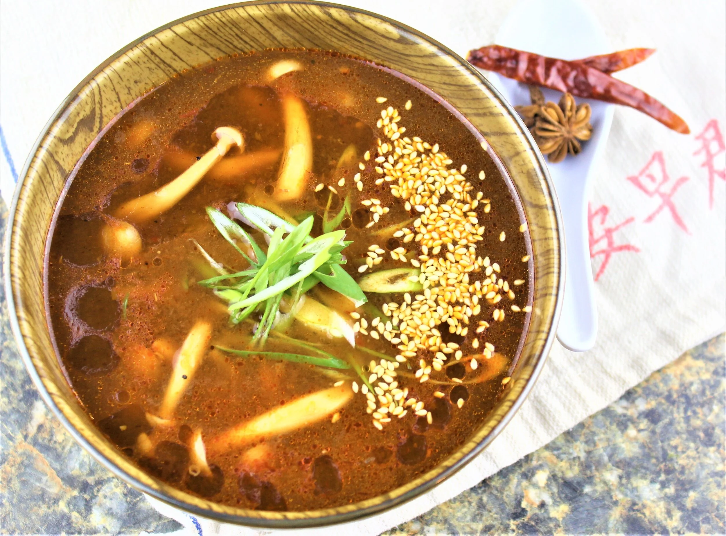 Hot &amp; Sour Mushroom Soup