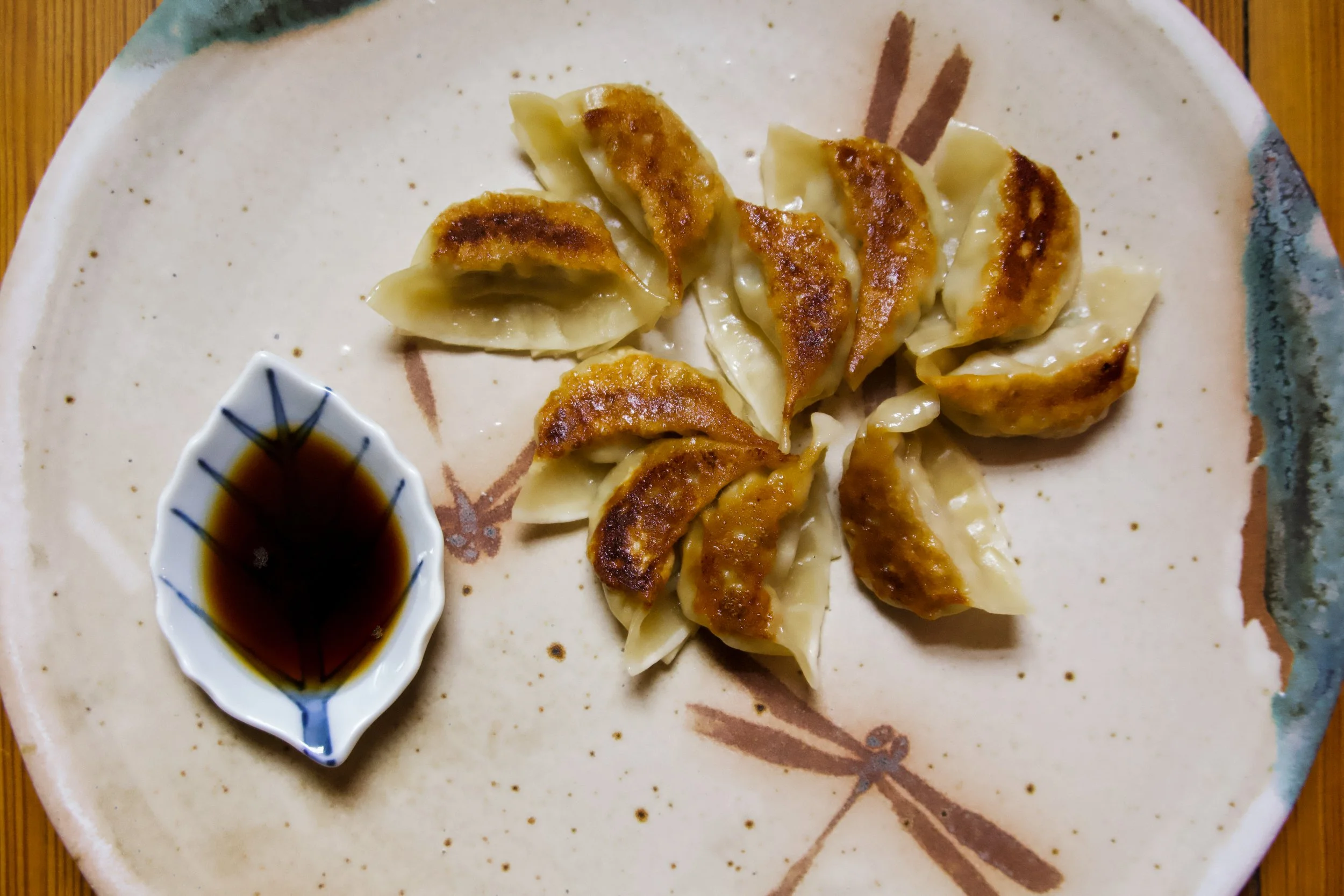 Shiitake Mushroom and Ginger Gyoza