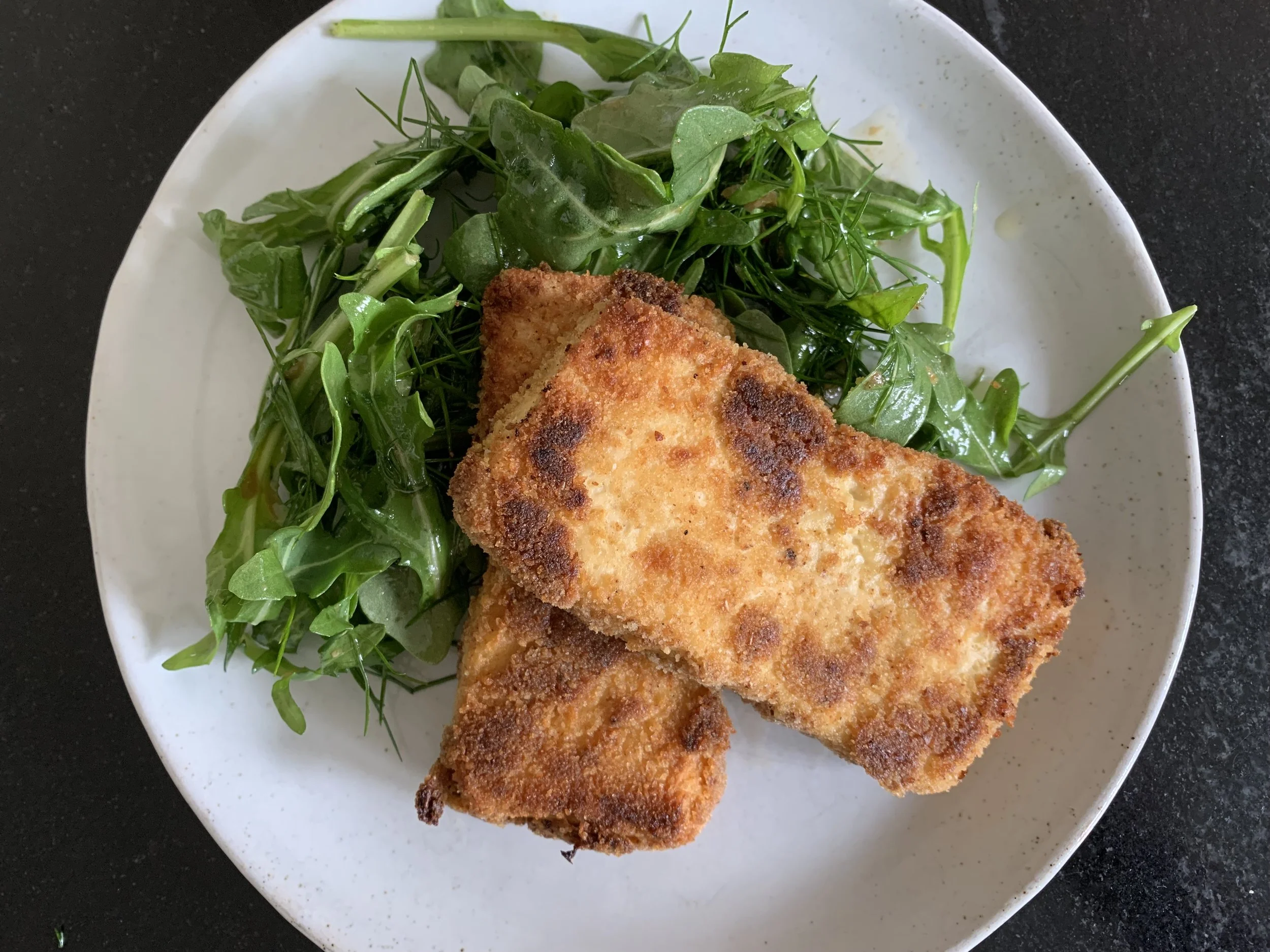 Crunchy Sheet-Pan Mustard Tofu