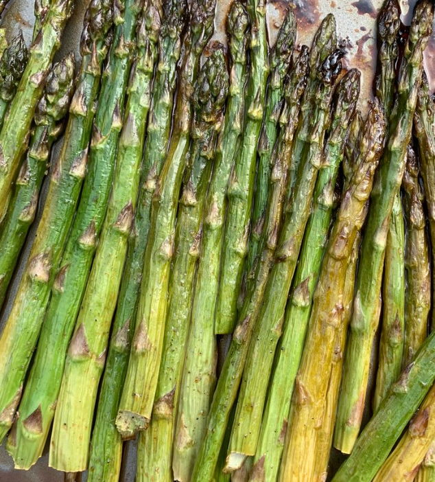 Balsamic Roasted Asparagus with Honey and Lime 
