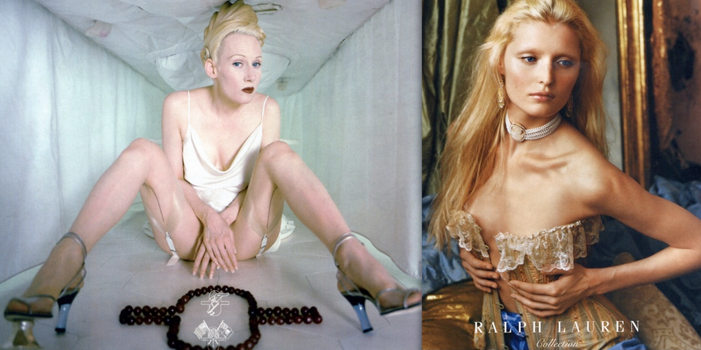 High-fashion advertisements: 1995, 2004