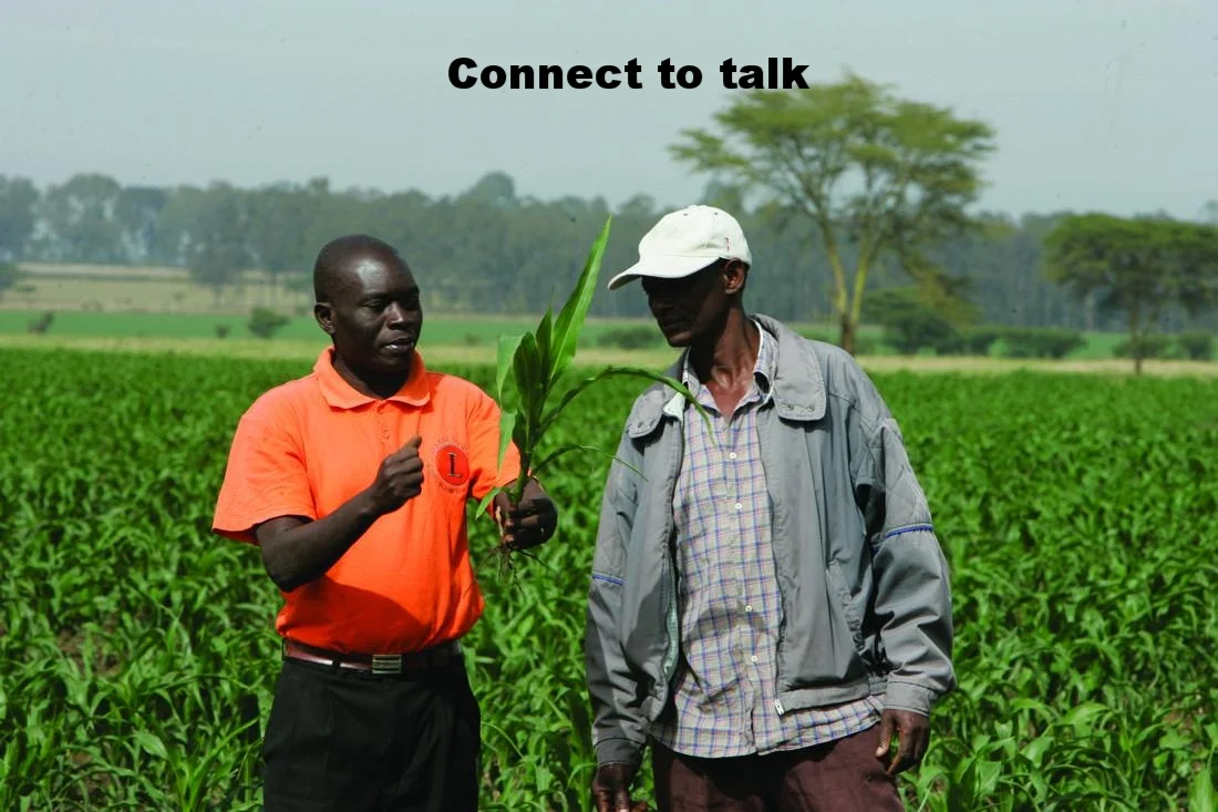 Communication with fellow farmers helps spread knowledge and information among people. Connect to talk is a feature that enables communication with fellow farmers, vendors and suppliers.