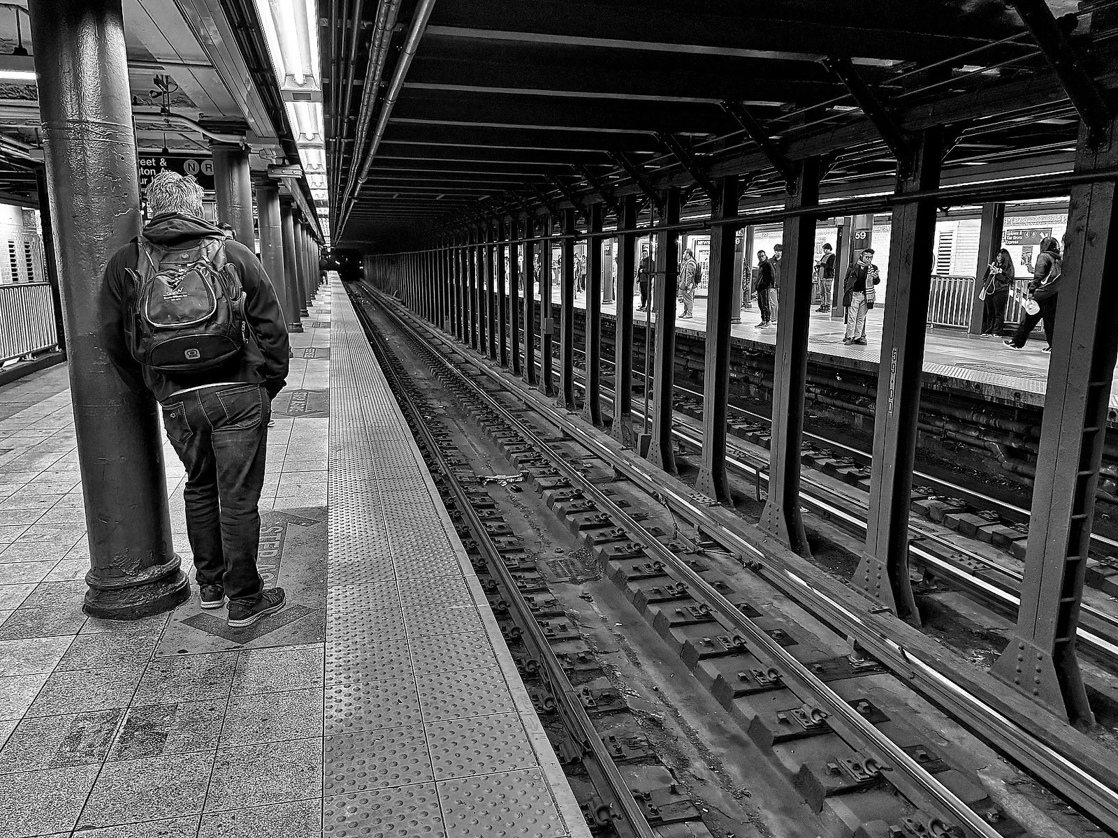 Waiting on a train