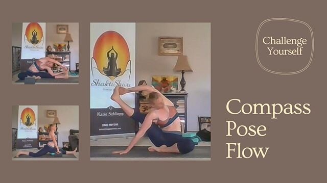 #FridayFlow
Compass Pose is basically a forward bend with a twist.  This flow will get you into your hamstrings and some deep hip flexion.  I would warm up with some good side stretches and hip openers.  Enjoy!

Video link in bio

Show me how your pr