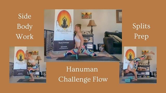 Hanuman Challenge Sequence  #fridayflow
Looking to further your practice?  Playing with the splits is always a good way to test your boundaries :) This flow is prepping your body for Hanumanasana while sprinkling in some side body work (just because 